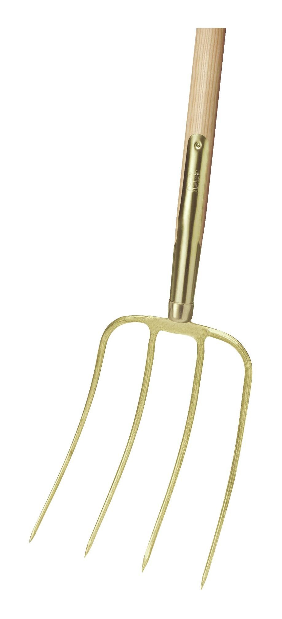 IDEALSPATEN Laubgabel, Dunggabel 4 Zinken Süddeutsch mit Stiel 1350 mm