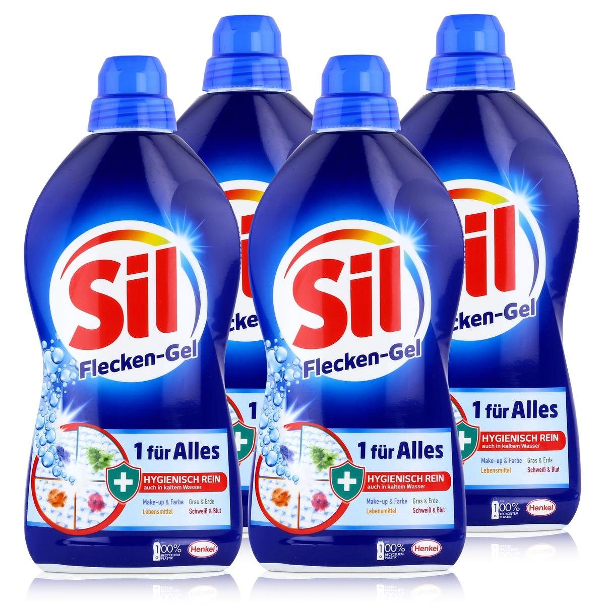 Sil Sil Flecken-Gel 1 für Всеs 1,3L - Beseitigt Flecken (4er Pack) Fleckentferner