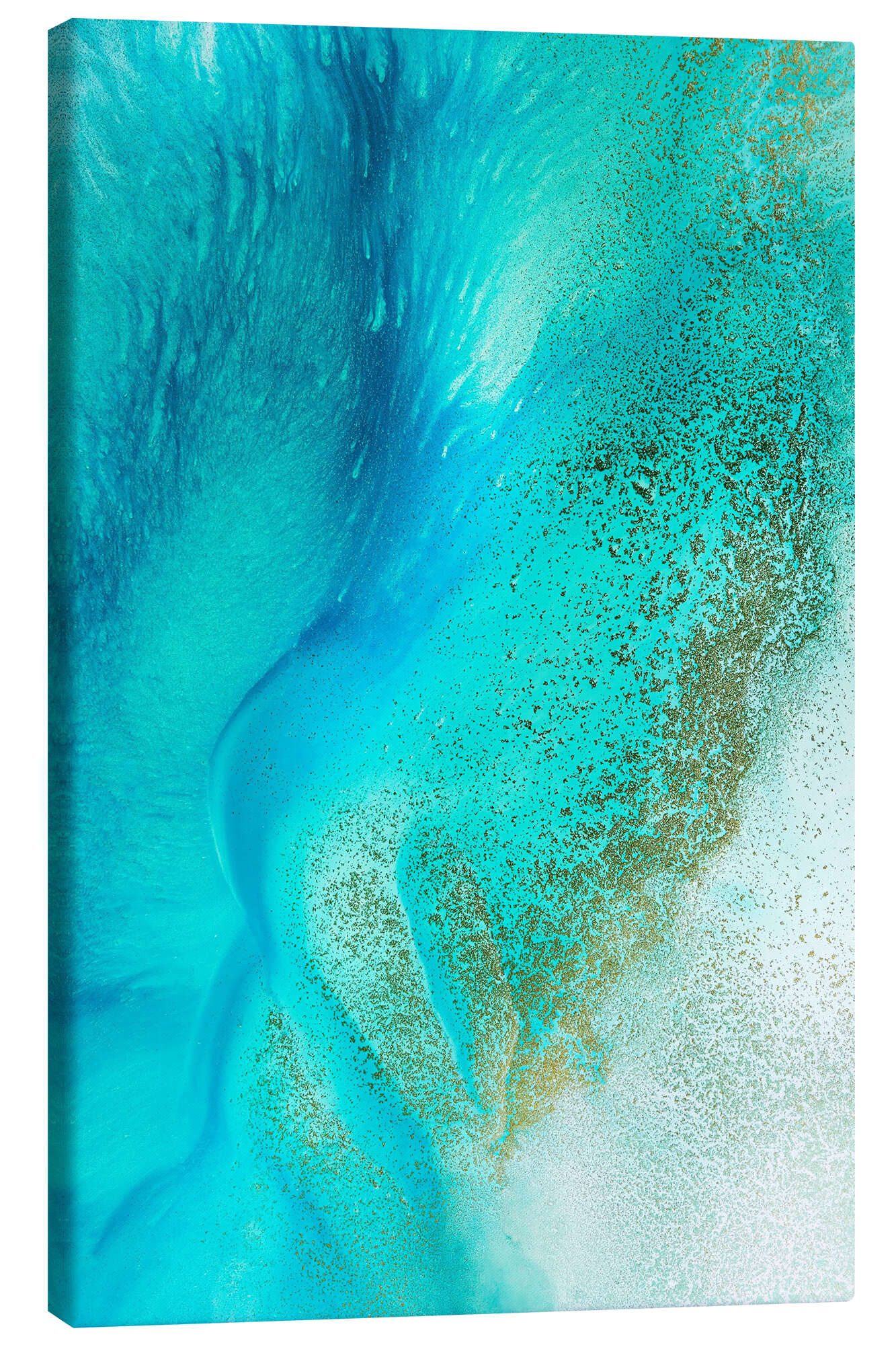 Posterlounge Wandbild Turquoise Tranquility, Petra Meikle, erhältlich als Poster, Leinwandbild, Wandsticker oder Acrylglasbild