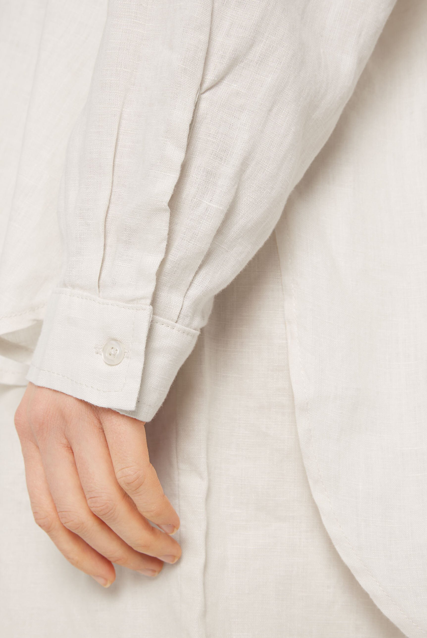 SENSES.THE LABEL Langarmbluse mit längerer Rückenpartie