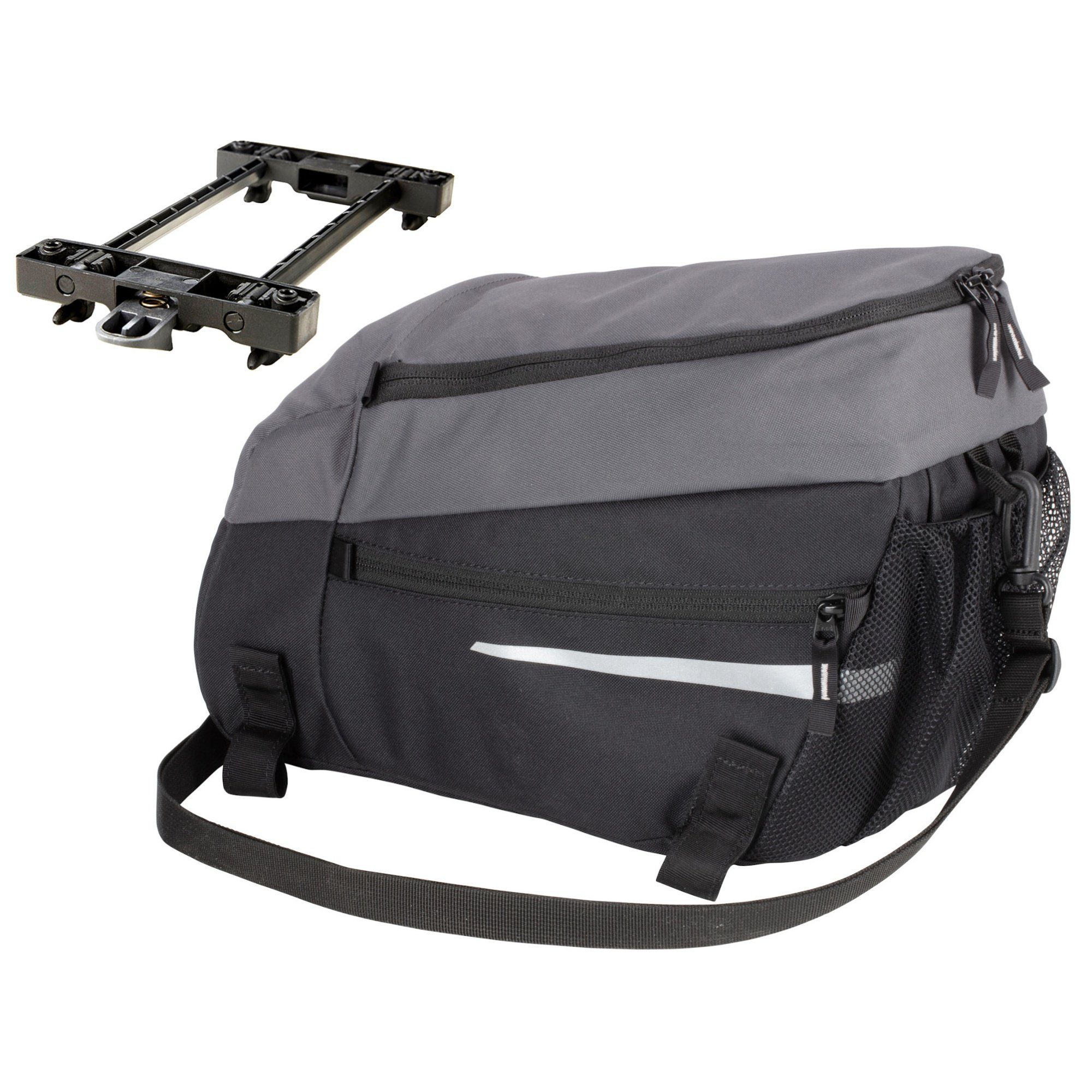 VAUDE Fahrradtasche Silkroad Mesh incl. Snap-IT Halterung Sonderedition Gepäckträgertasche