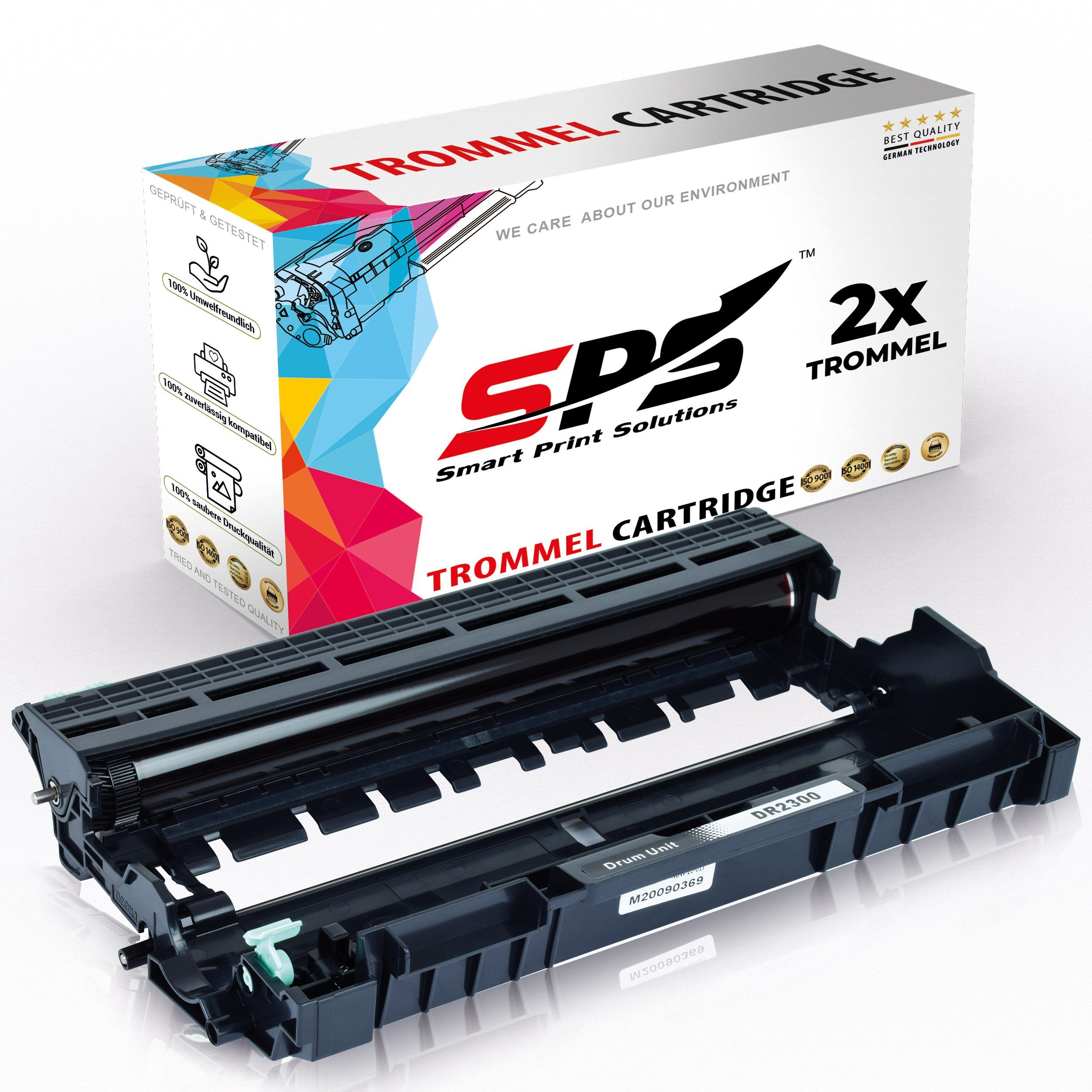SPS Tonerkartusche Kompatibel für MFC-L2740 DR-2300, Brother (2er Pack)