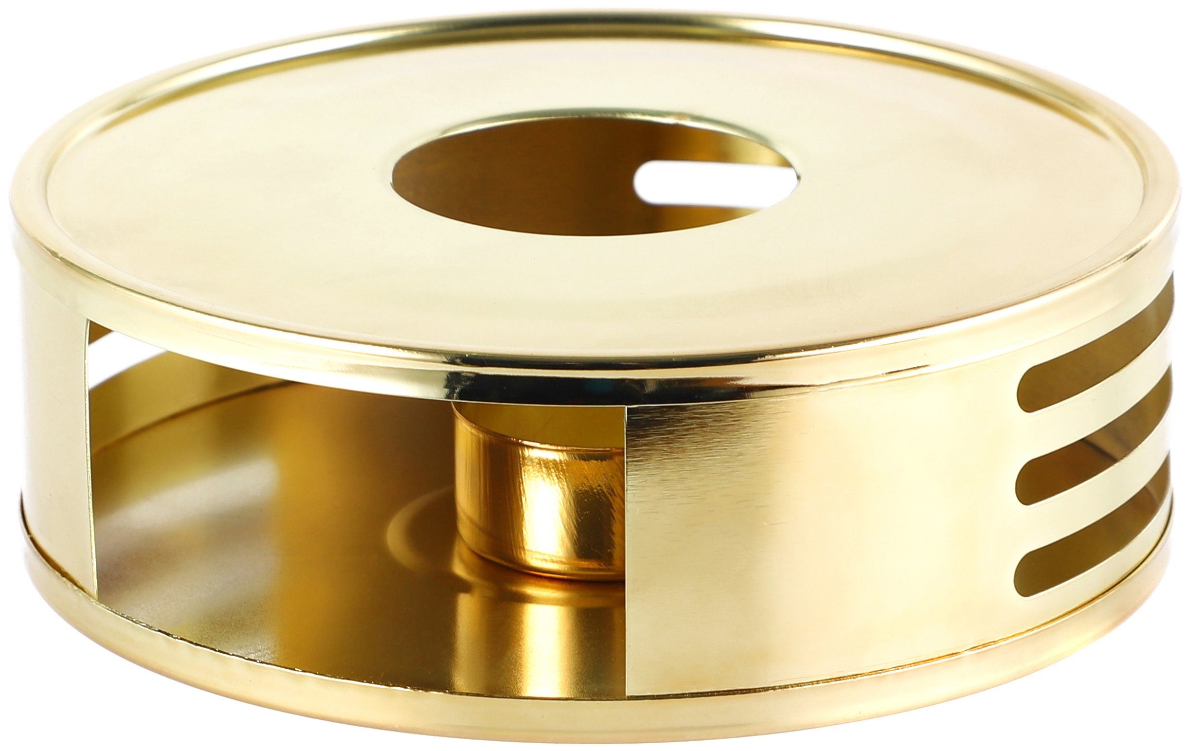 ECHTWERK Teestövchen, (1-tlg), Stövchen/ Teewärmer aus Edelstahl, runder Kaffeewärmer, 5 x 15 cm