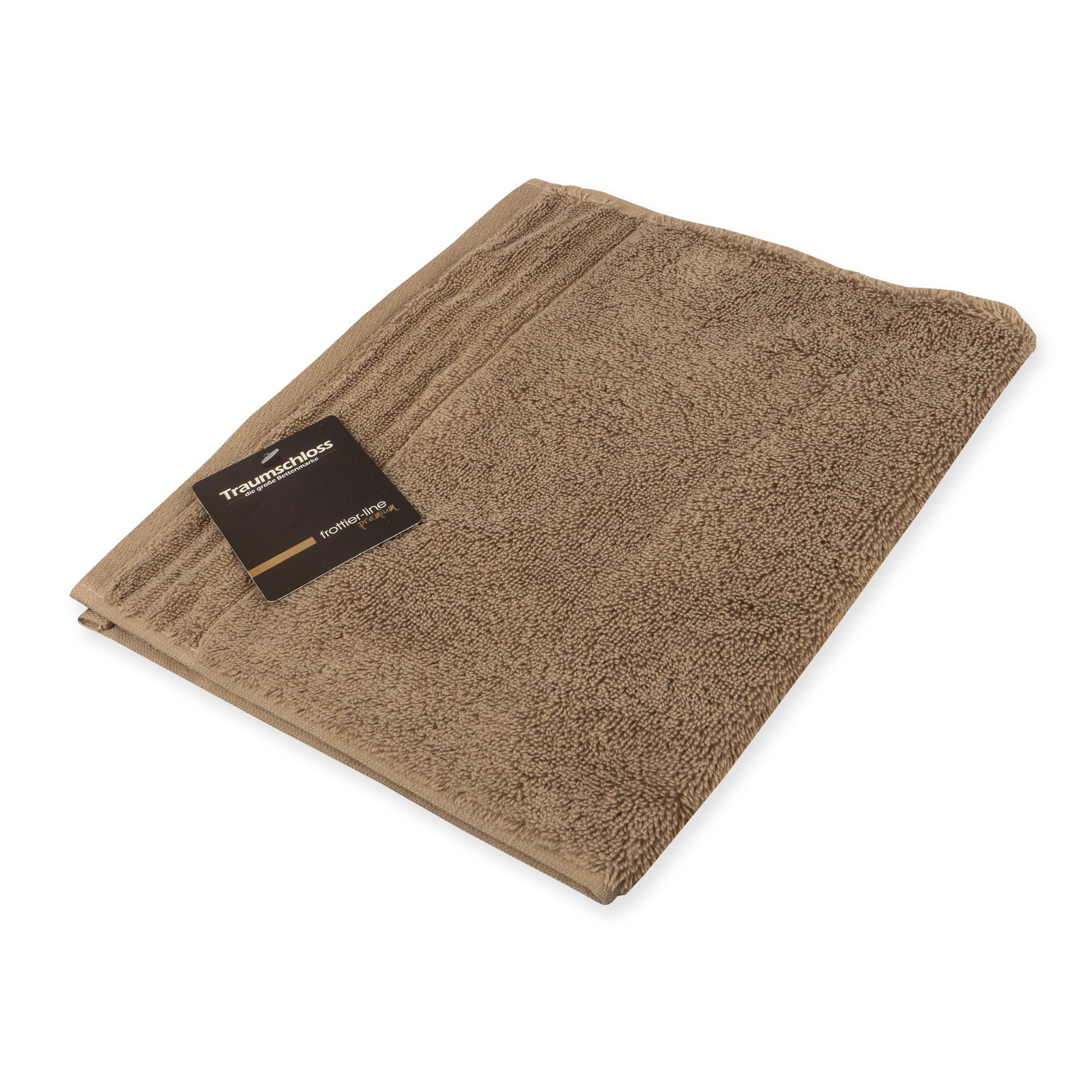 Traumschloss Gästehandtuch Premium-Line, Frottier (1-St), 100% ägäische Baumwolle mit 600g/m²