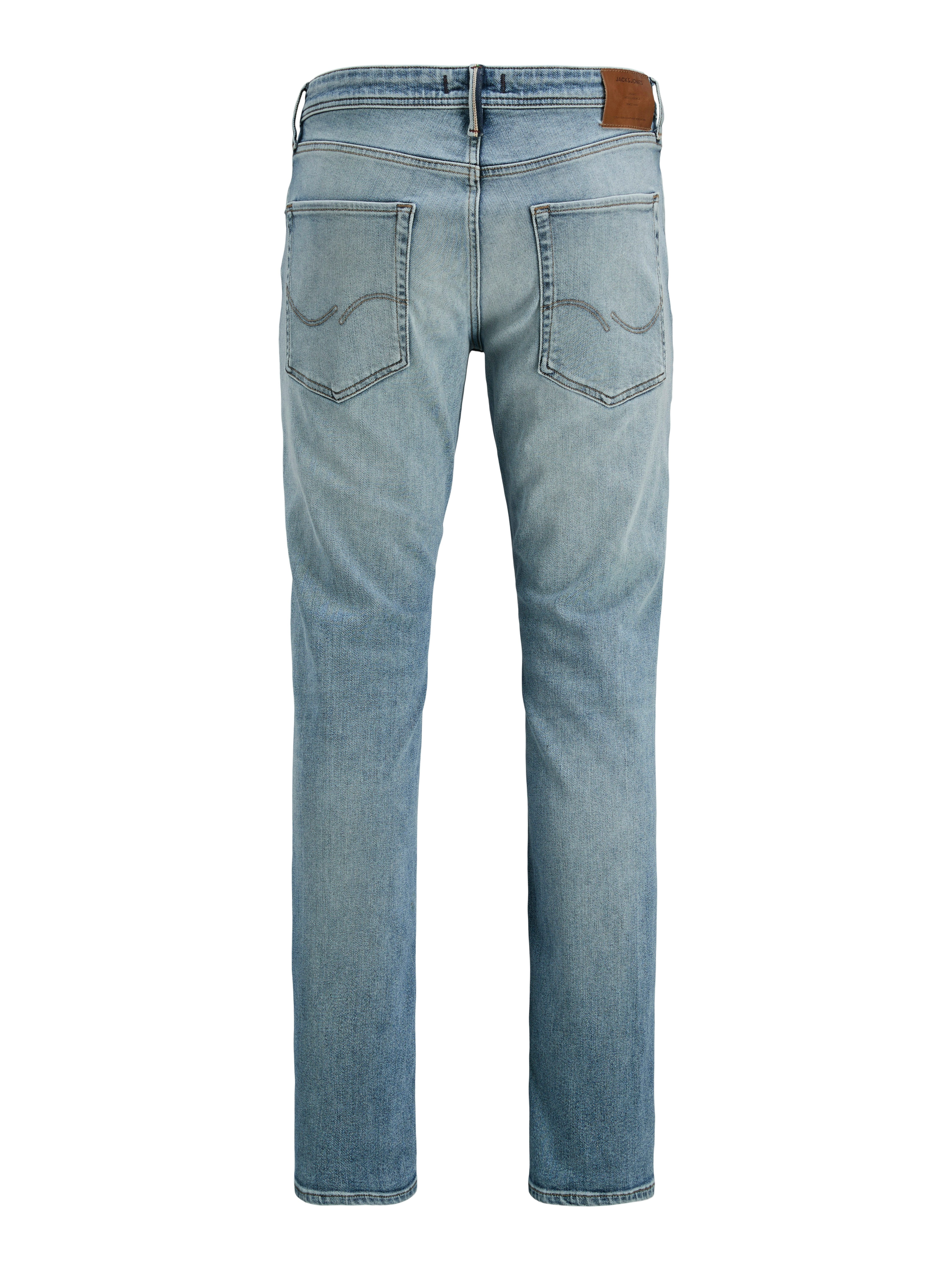 Jack & Jones Regular-fit-Jeans JJICLARK mit Used-Look und Stretch für den Alltag mit Abriebeffekten