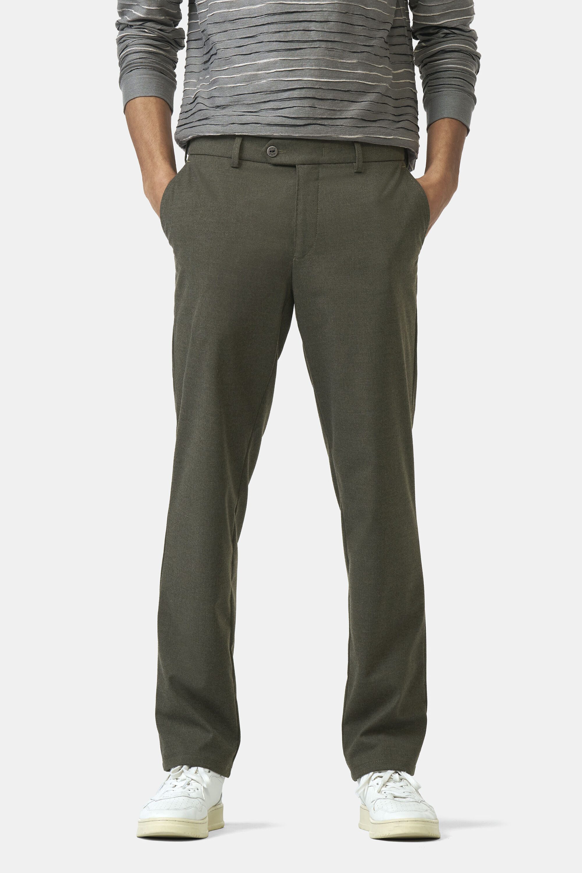 MMX Chinohose GALLUS (1-tlg) im Wool Look
