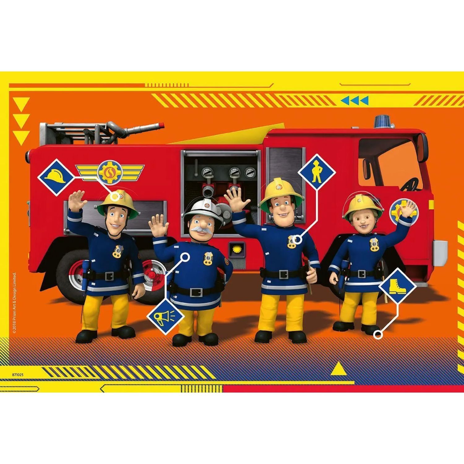 Ravensburger Puzzle Feuerwehrman Sam: Wasser marsch mit Sam - Puzzle mit 24 Teilen, 24 Puzzleteile