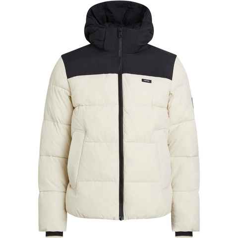 Calvin Klein Big&Tall Winterjacke BT_CRINKLE COLOR BLOCK PUFFER mit Markenlabel