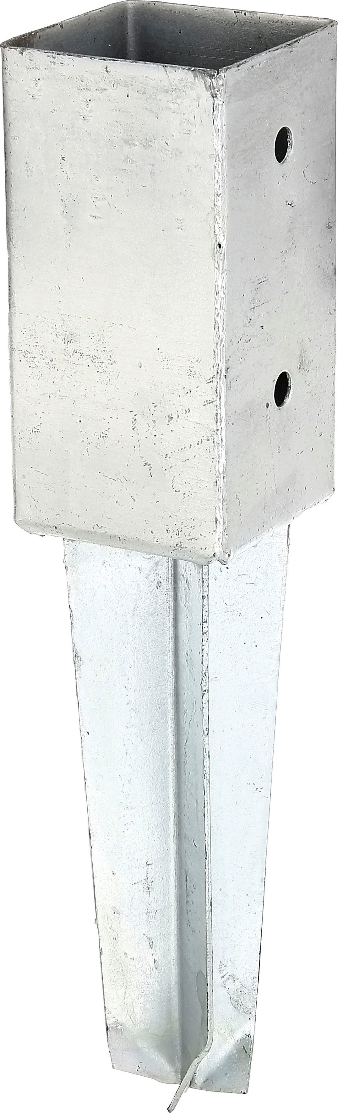 Alberts Bodenhülse, zum Einbetonieren, (Set, 3-St), feuerverzinkt, 71 x 71 mm