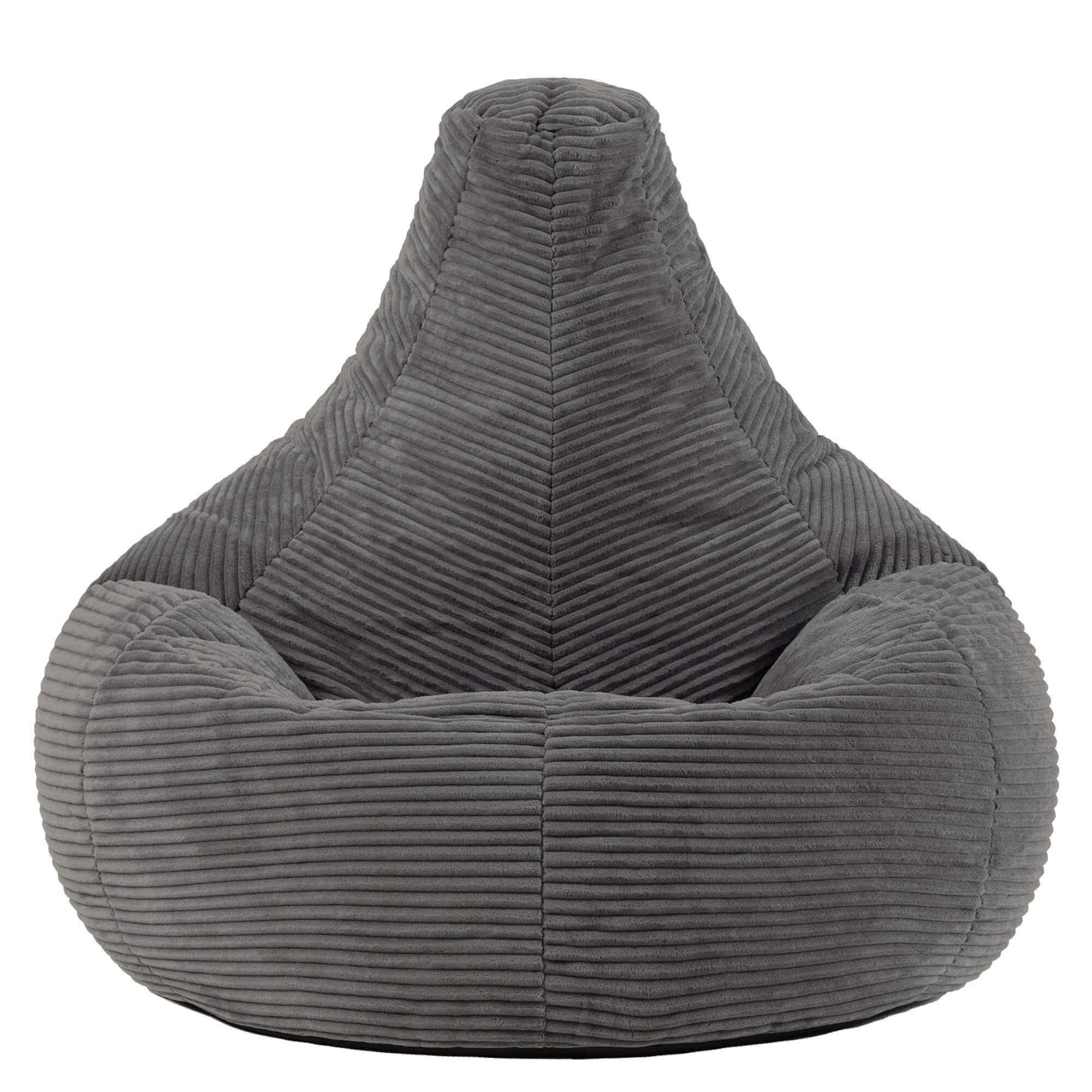 icon Sitzsack Sessel mit Rückenlehne aus Cord „Dalton“, Sitzsack XXL, Gaming Sitzsack, Made in Germany, Erwachsene & Kinder – Bild 4 von 5
