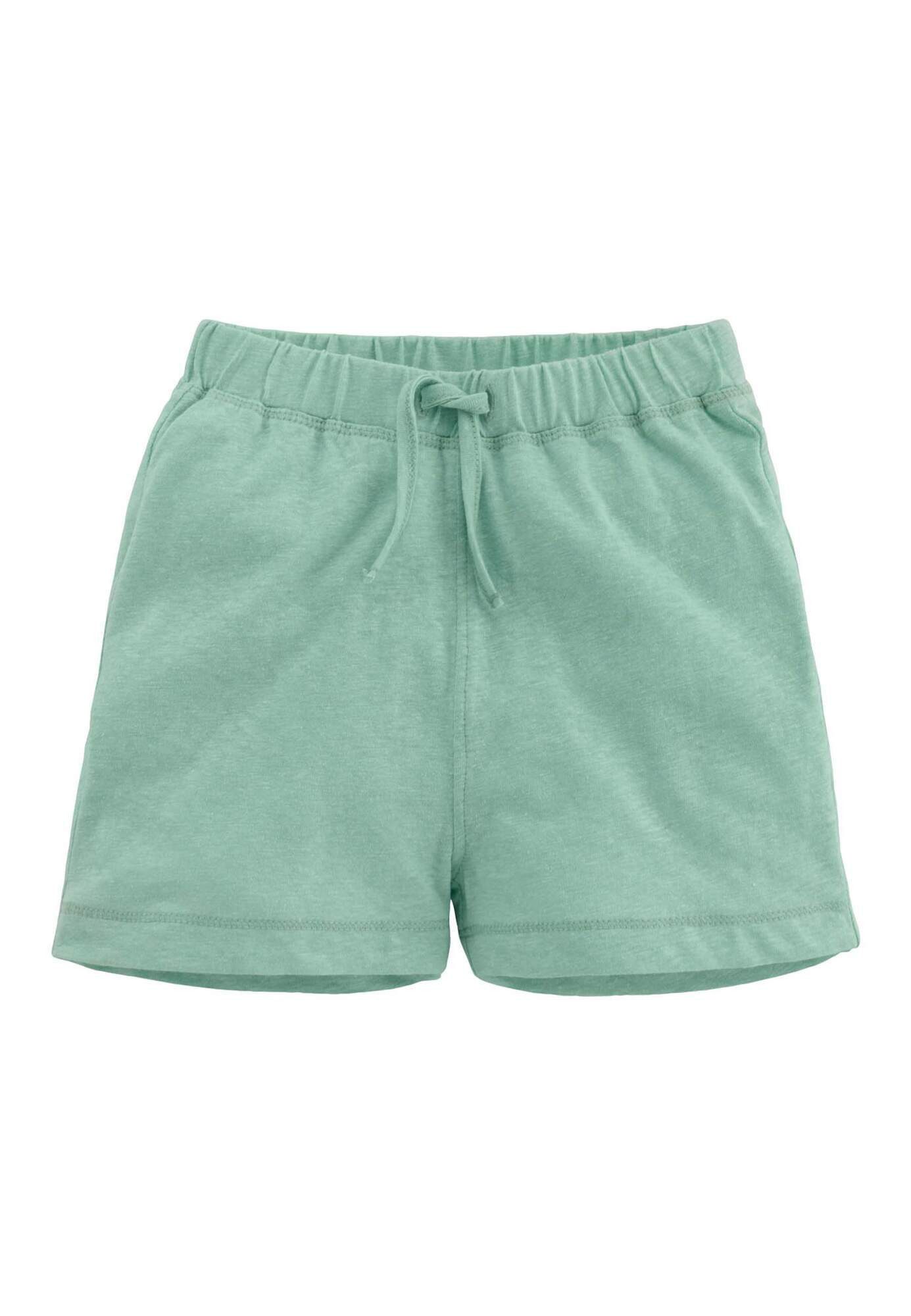 Hessnatur Shorts aus Bio-Baumwolle mit Leinen (1-tlg)