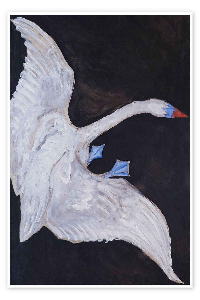 Posterlounge Poster Hilma af Klint, The White Swan, Modern Malerei