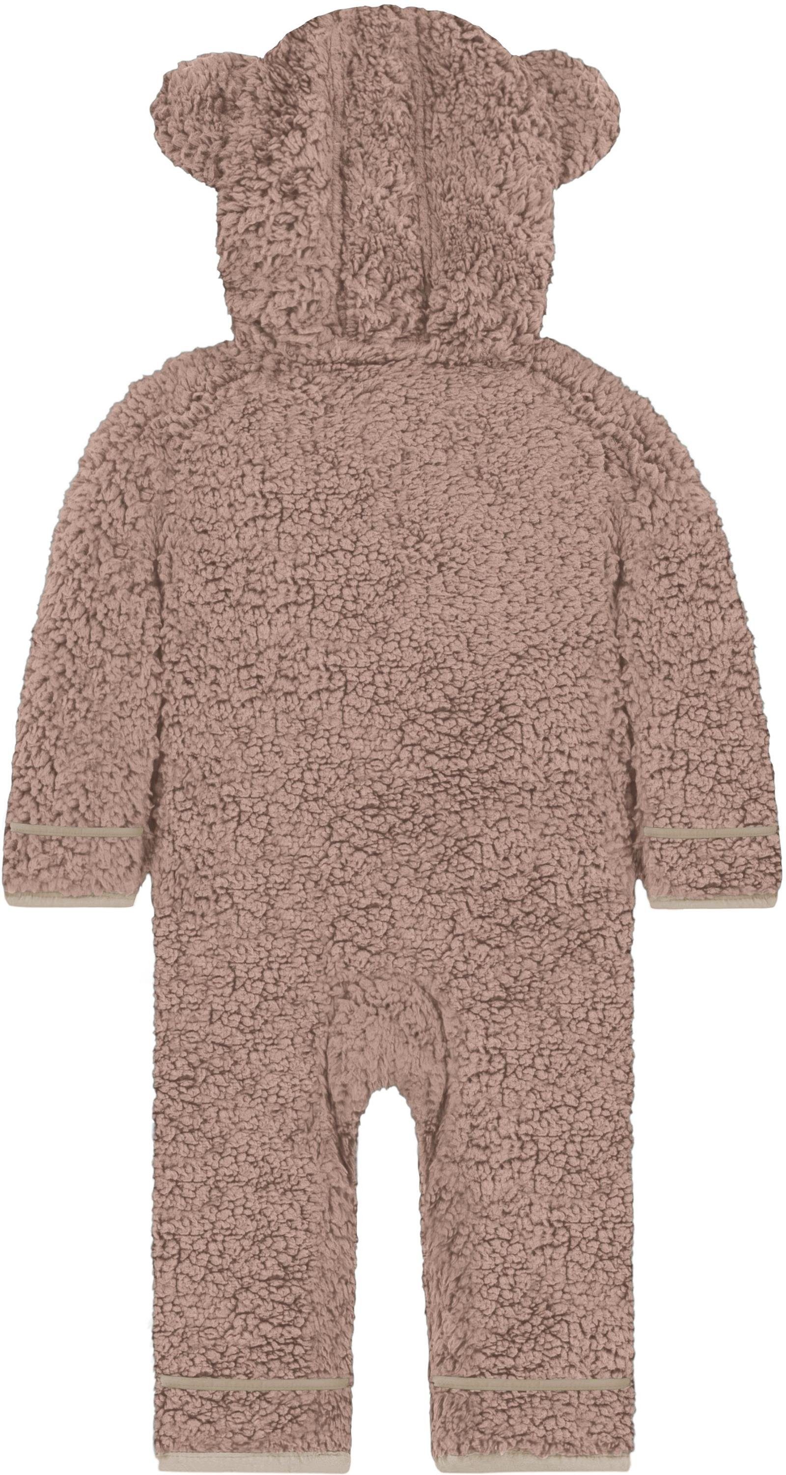 normani Fleeceoverall Kinder Teddy Overall Balivanich Baby Overall Strampler mit Kapuze für Junge und Mädchen