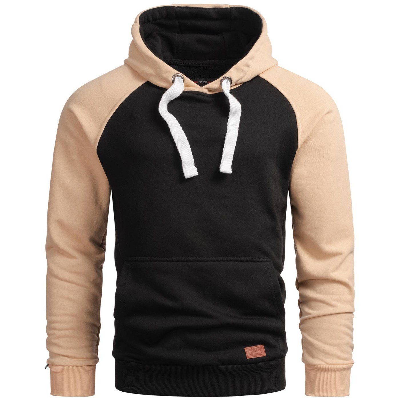 Alessandro Salvarini Hoodie ASSergiio mit Kapuze beige