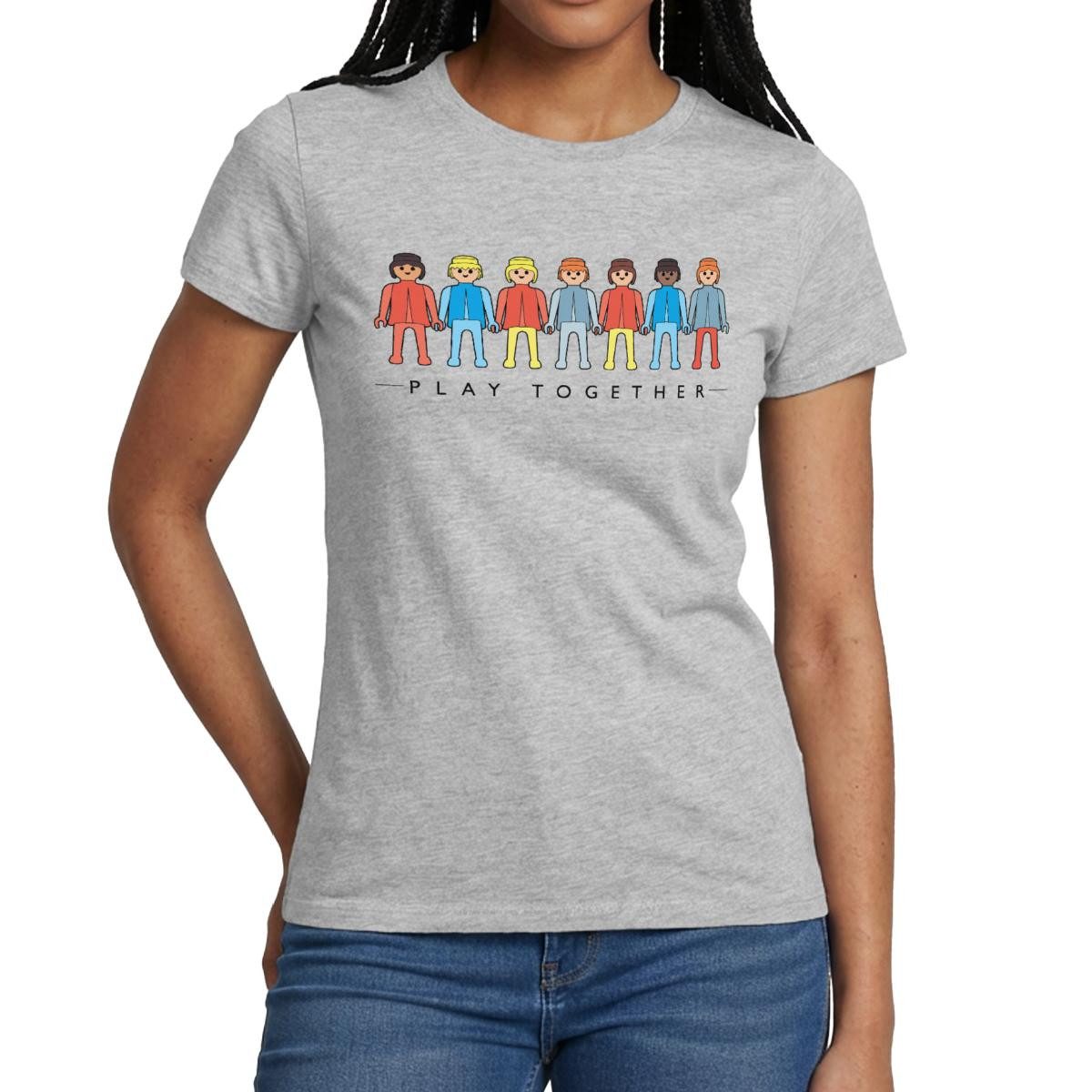 T-Shirt Playmobil Figuren Play Together Frauen T-Shirt