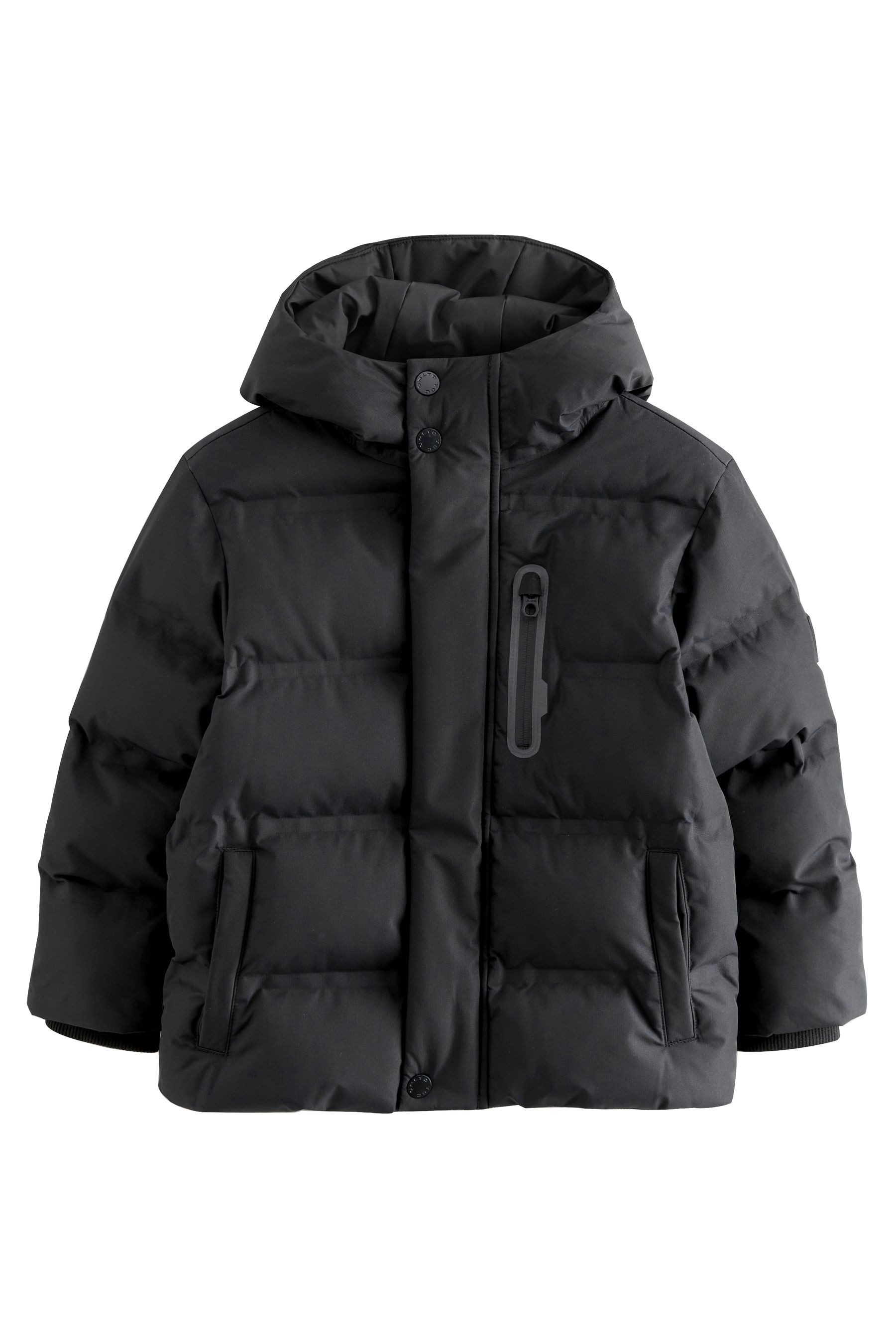 Next Regenjacke Wasserdichter wattierter Mantel mit Fleece-Futter (1-St)