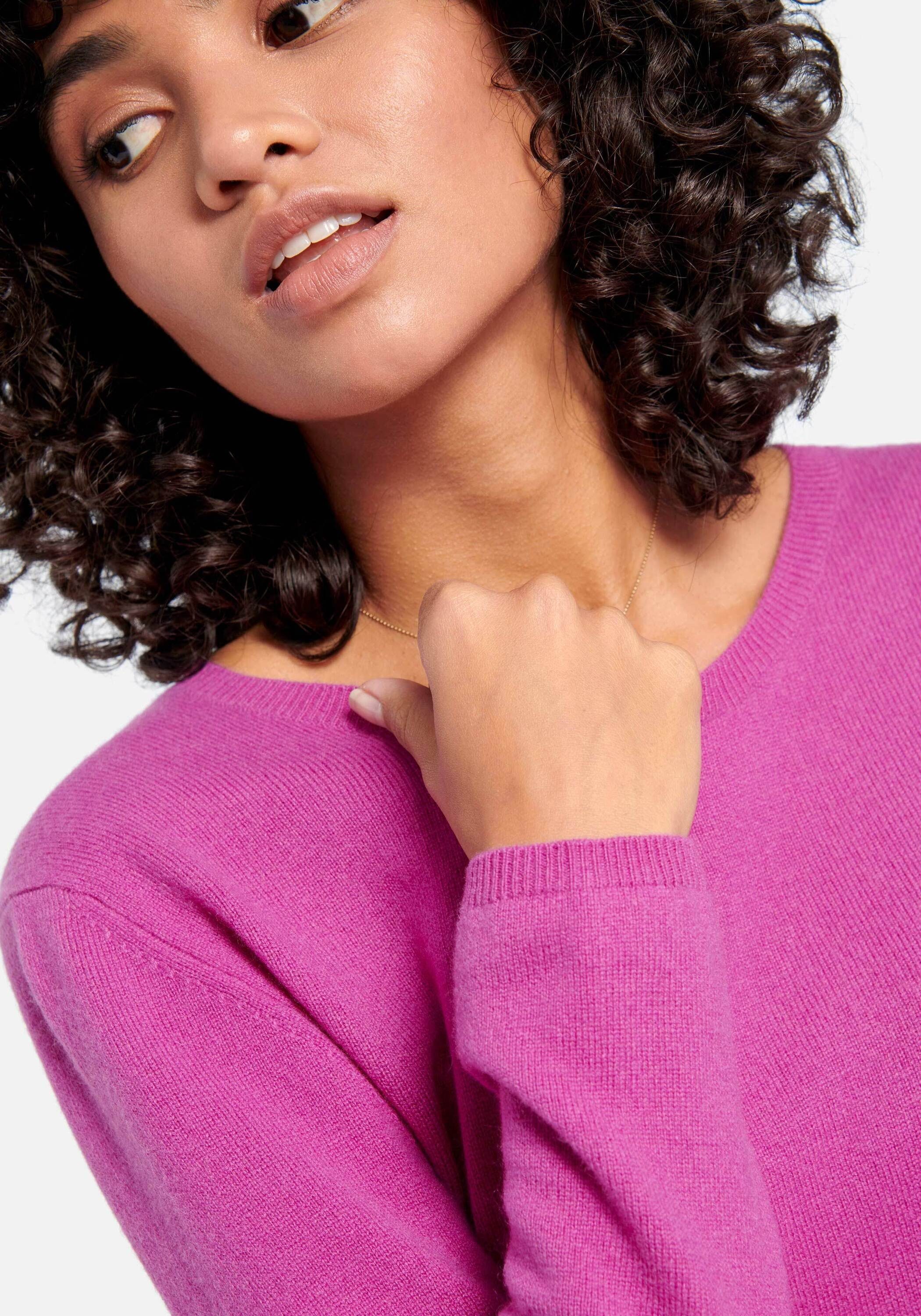 wool new MAGENTA Strickpullover include