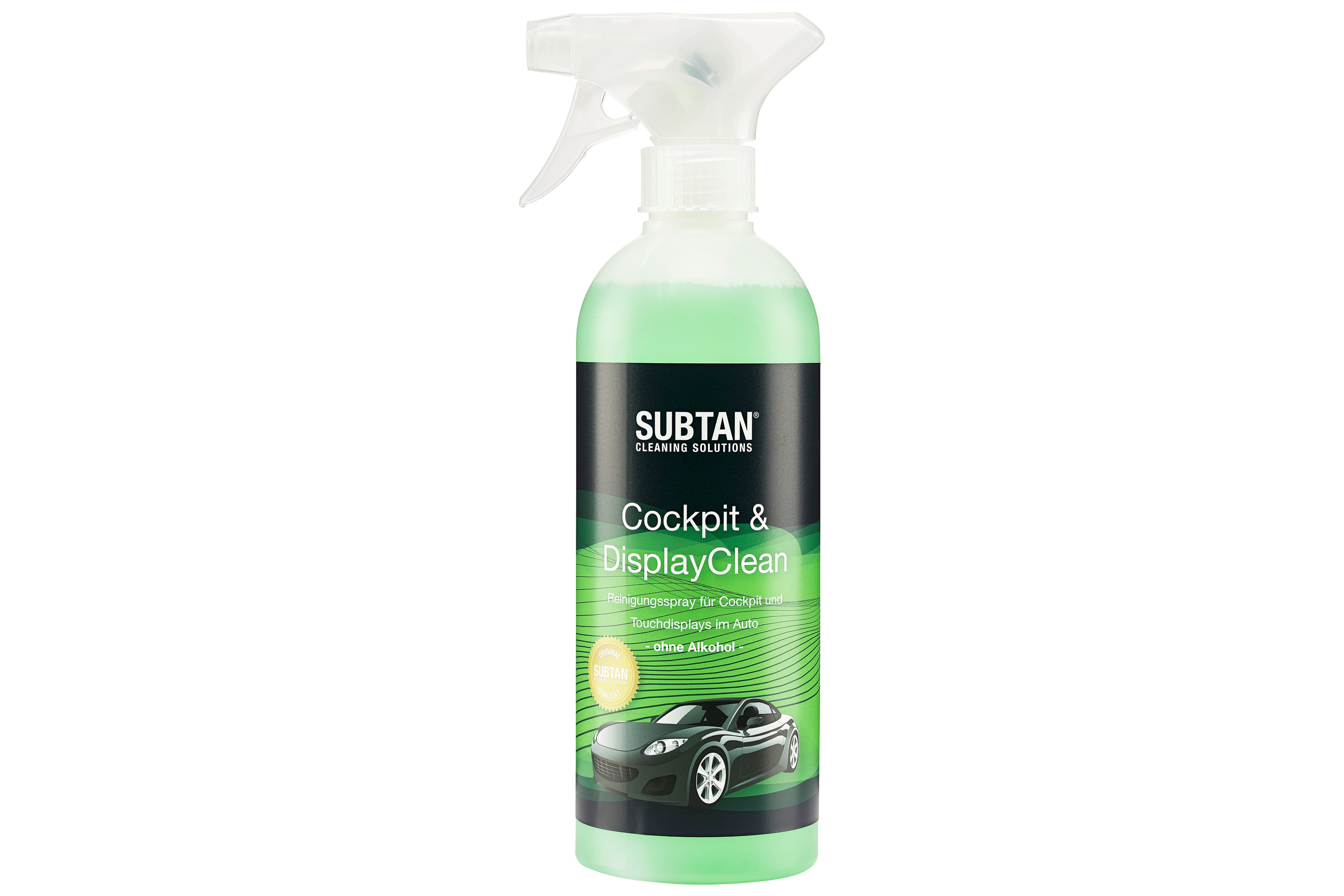 Cockpit & DisplayClean Reiniger Spray 500 ml für Displays im Auto Cockpit-Reiniger