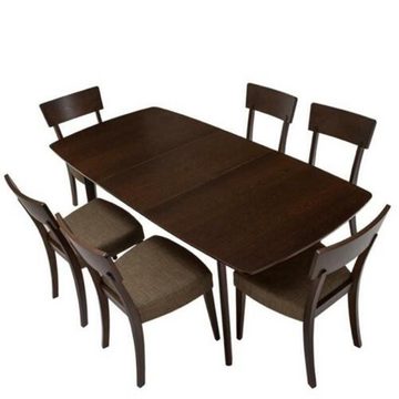 JVmoebel Esszimmer-Set, Esstisch Tisch + Stühle Gruppe Esszimmer Wohnzimmer Garnitur Set