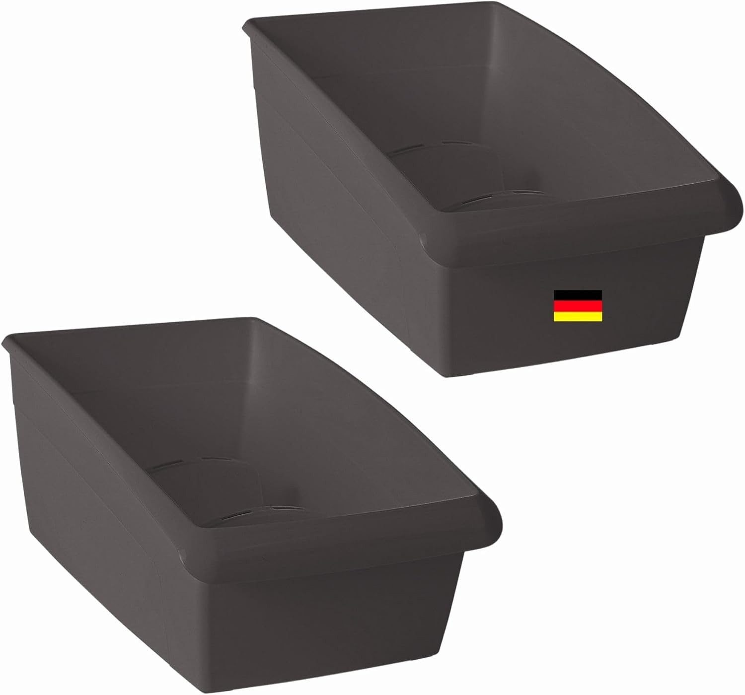 Novaliv Aufbewahrungsbox 30553-2-2x (2 St), Novaliv 2er Set Medikamenten Organizer groß Hausapotheke - 25 x 16 cm