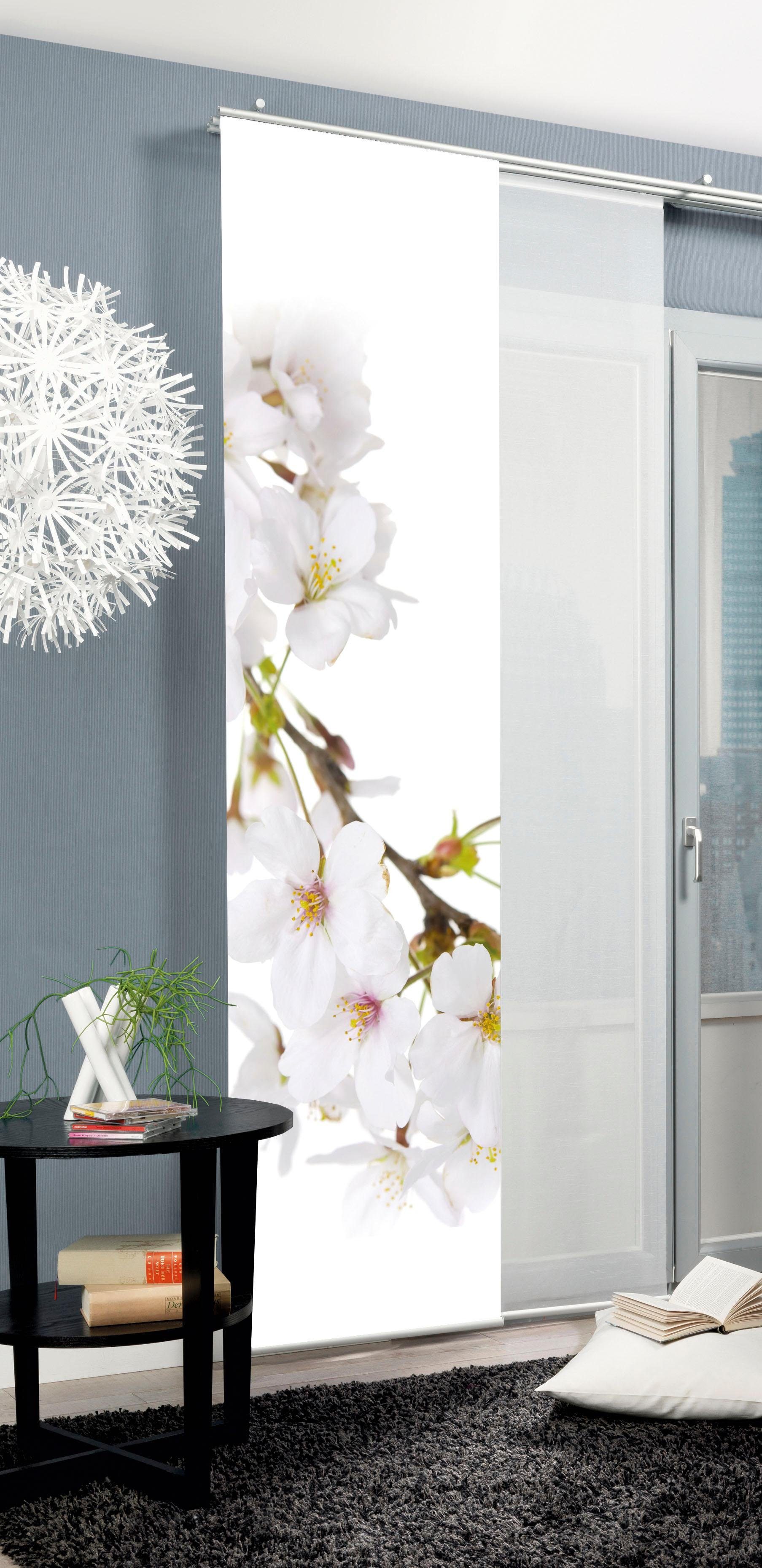 HOME WOHNIDEEN Schiebegardine KIRANGI (1 St), Paneelwagen, blickdicht, HxB: günstig online kaufen