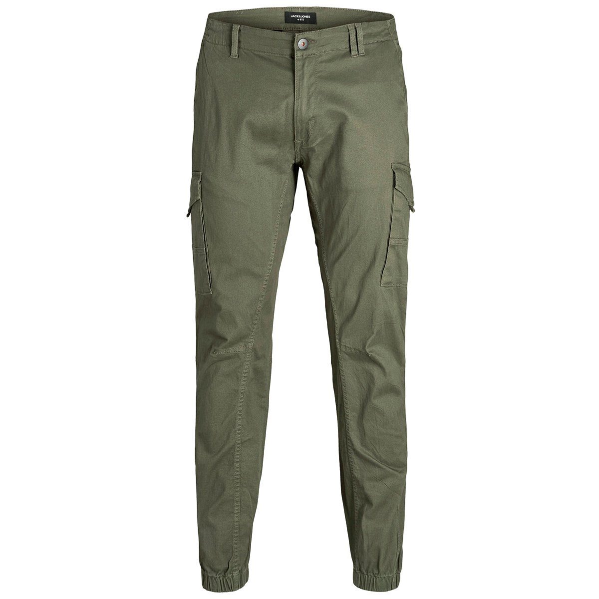 Jack & Jones Cargohose Jack & Jones Große Größen Herren Cargohose oliv