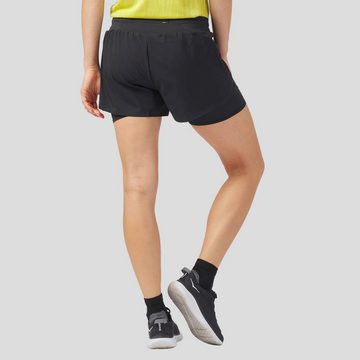 Odlo Trainingsshorts Damen Laufshorts ZEROWEIGHT 3 2IN1 (1-tlg)