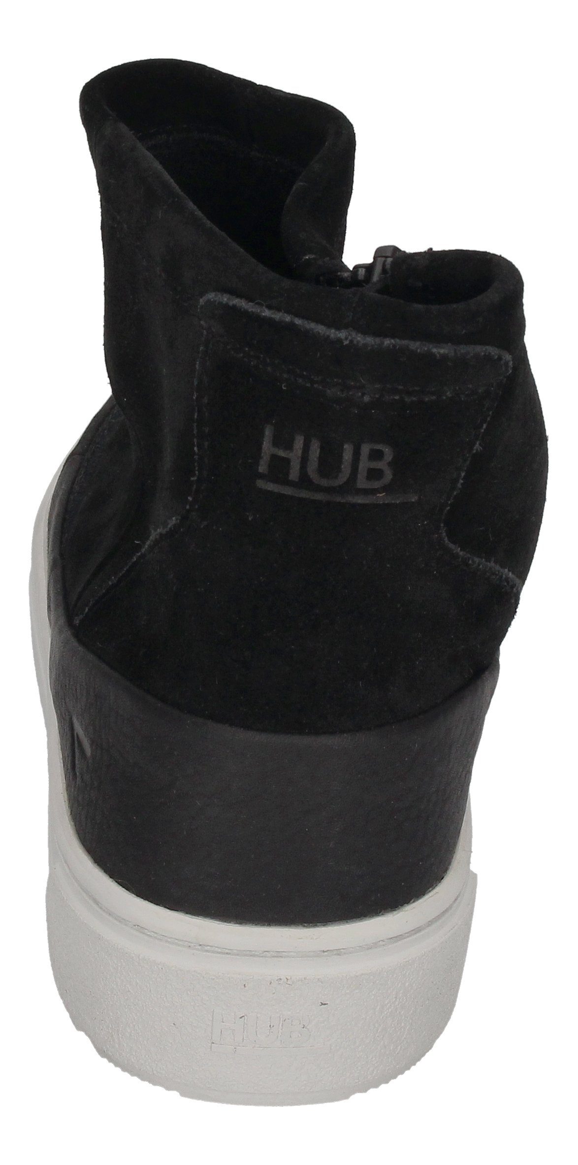 Black HUB White Stiefelette Hoku S47