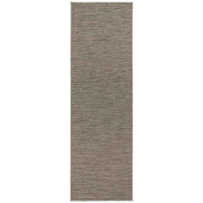 Teppich Flachgewebe Läufer Nature Grau Bunt, BT Carpet, rechteckig, Höhe: 5 mm
