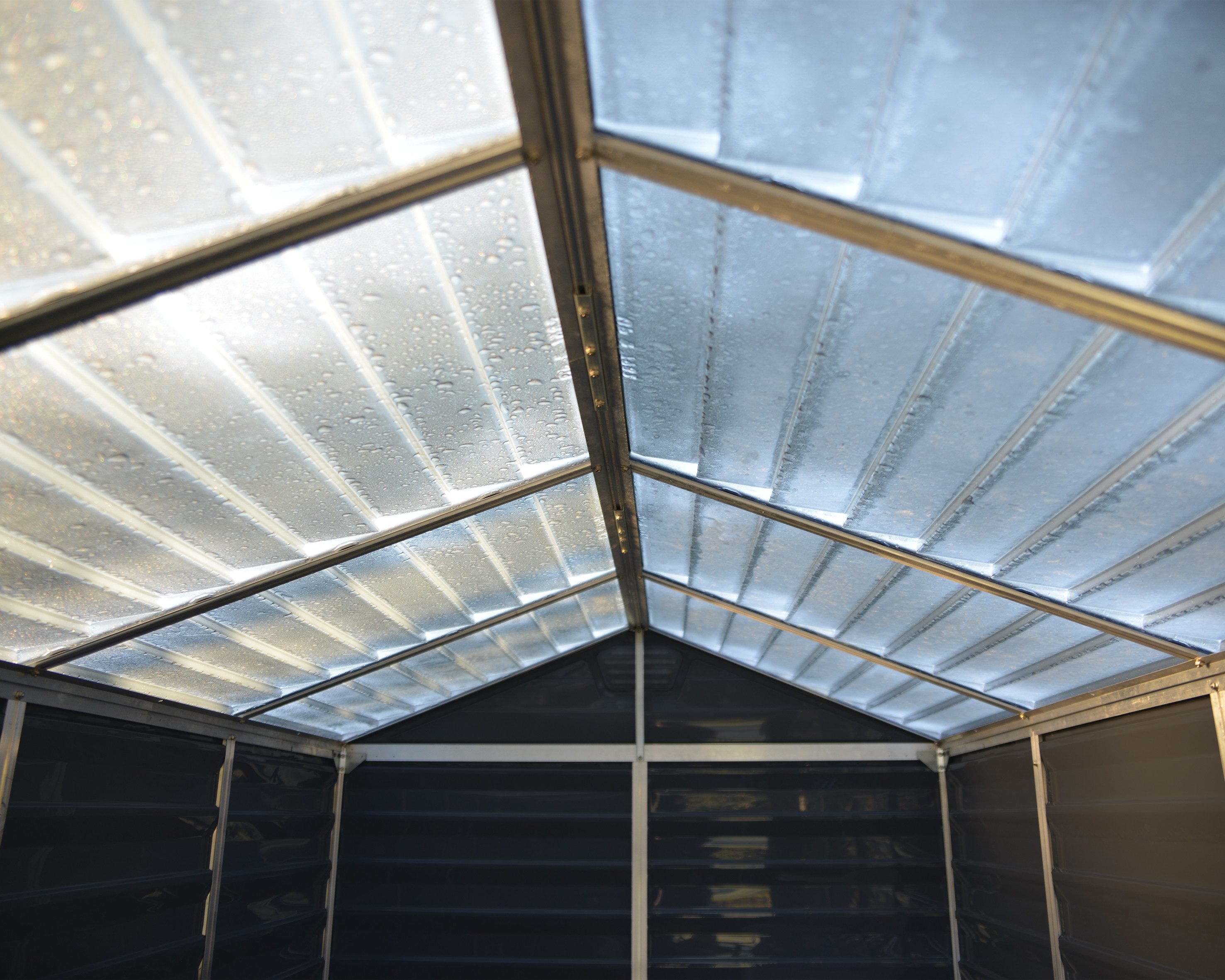 Palram - Canopia Gerätehaus Skylight, BxT: 185x379 cm, mit lebenslang widerstandsfähigen Wandpaneelen
