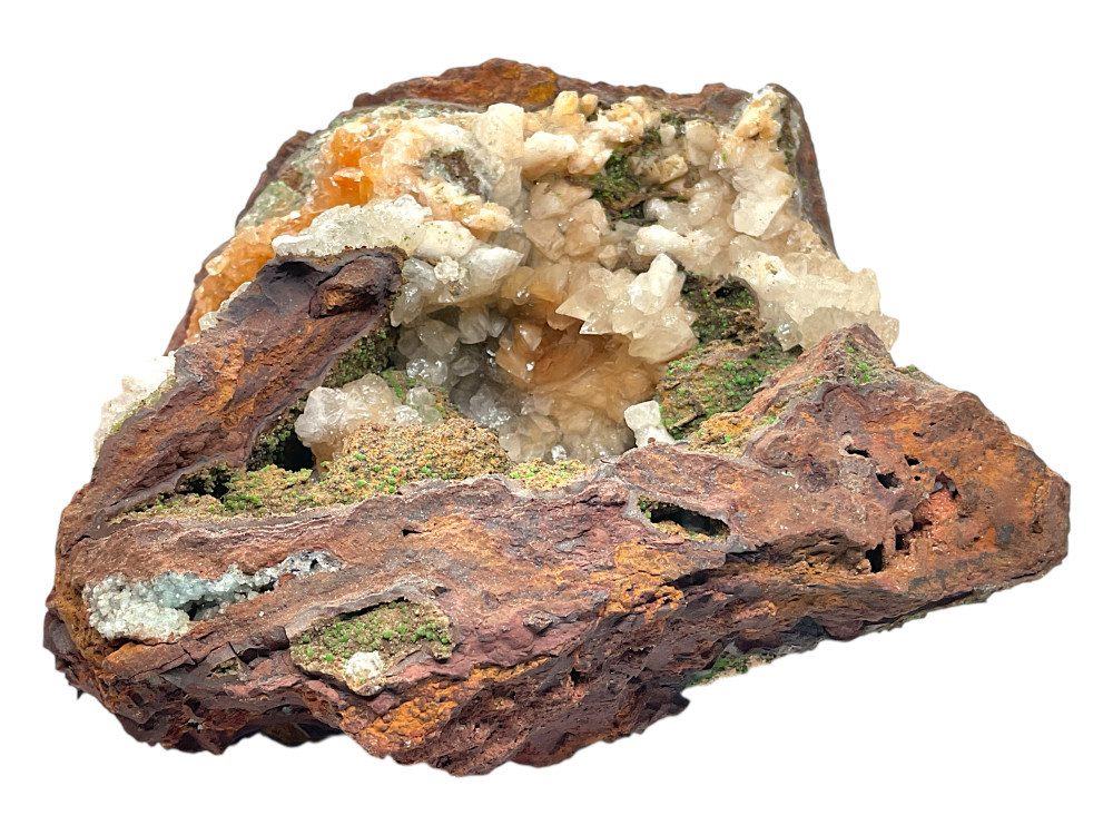 Steinfixx® Edelstein Hemimorphit I Hemimorphite 11x10x8 cm 1198gr. Unikat-Masterpiece, (seltenes Mineral, 1-St., Sammlerstein I Highlight für jeden Raum), AAA-Qualität aus Ojuela Mine, Mapimi, Durango, Mexiko