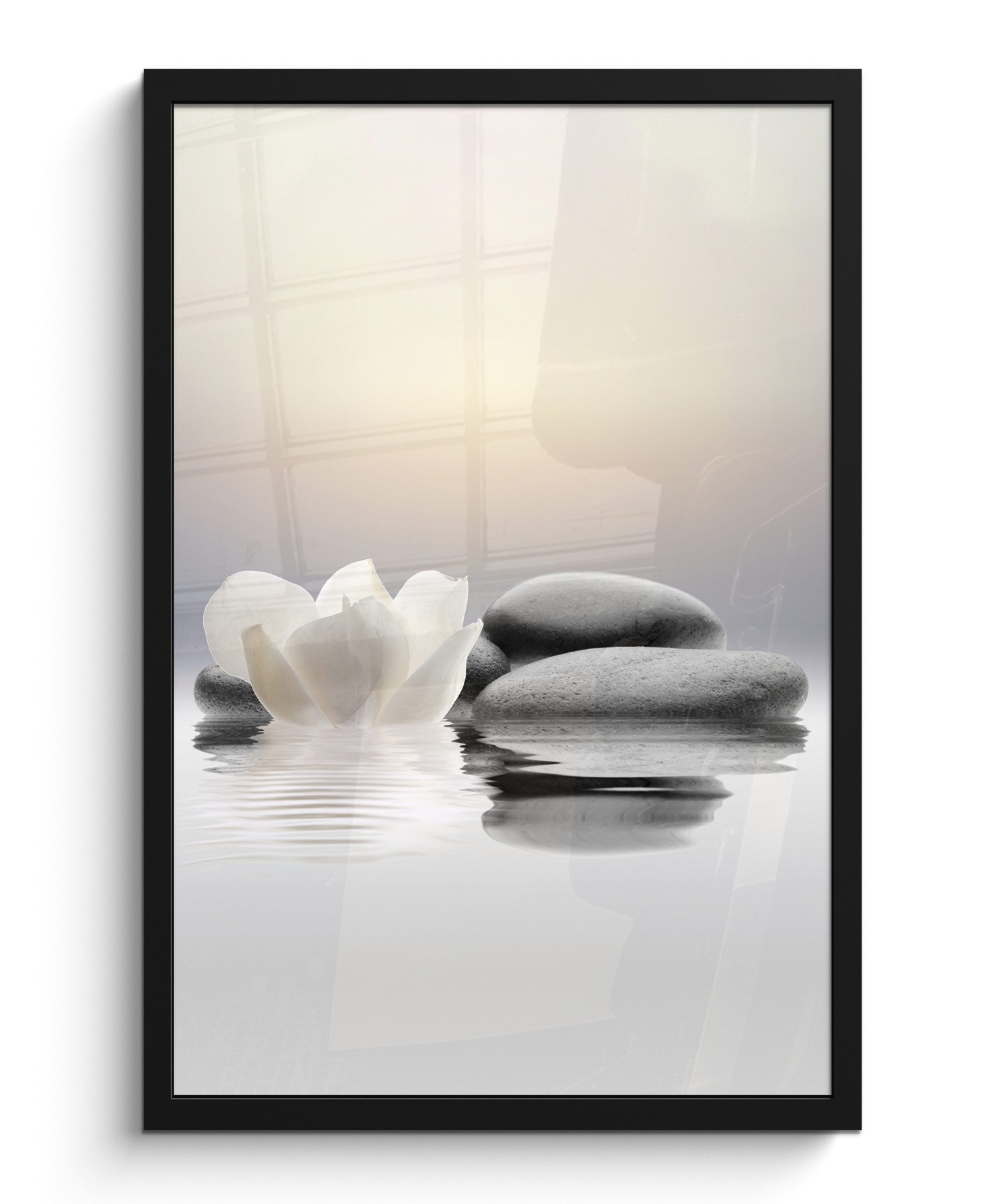 MuchoWow Poster Steine - Lotus - günstig online kaufen