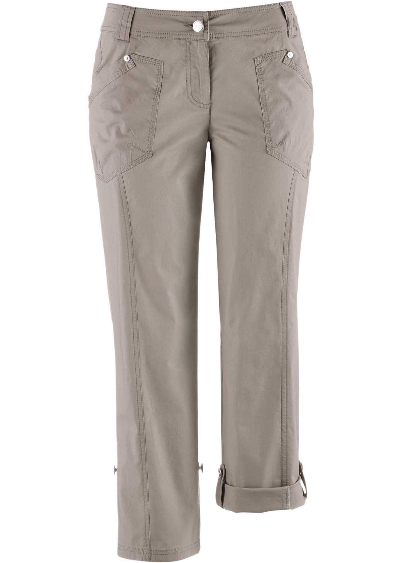 bonprix Cargohose aus Baumwoll-Stretch-Material, mit Eingrifftaschen und Gesäßtaschen