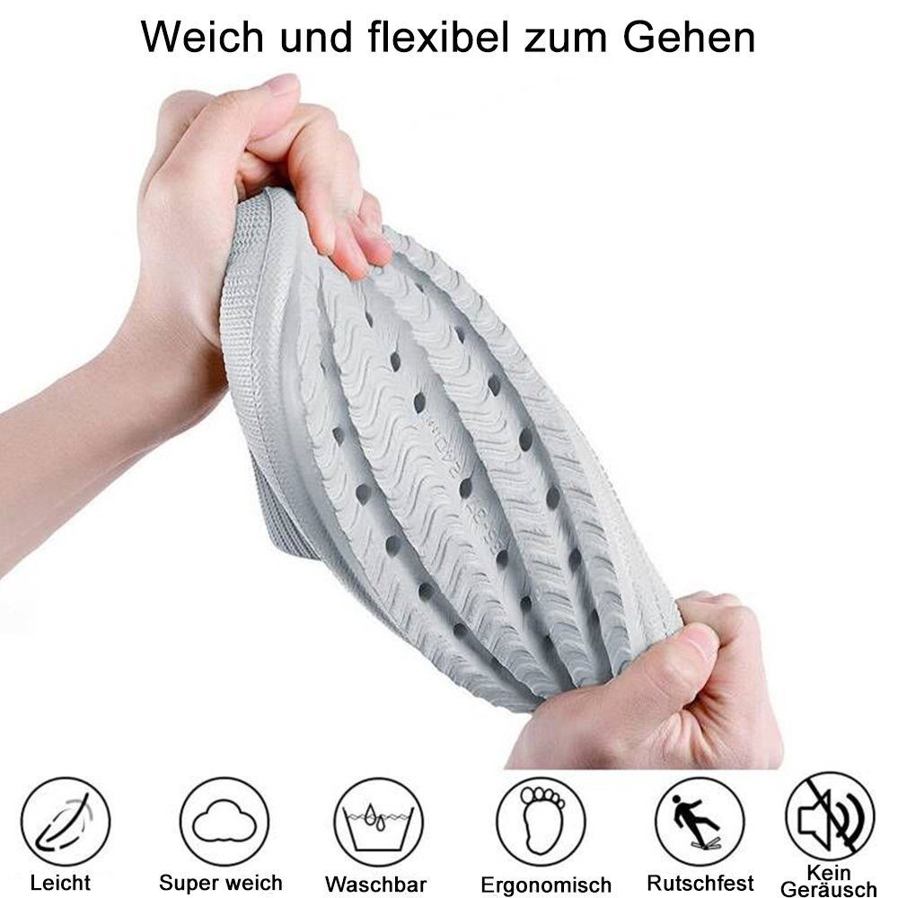 Blusmart Damen Herren Badeschuhe Badepantolette (EVA Rutschfest Pantoletten, Dicke Sohle bequeme) für Badezimmer, Schlafzimmer, Wohnzimmer, Strand, Freizeit – Bild 5 von 5