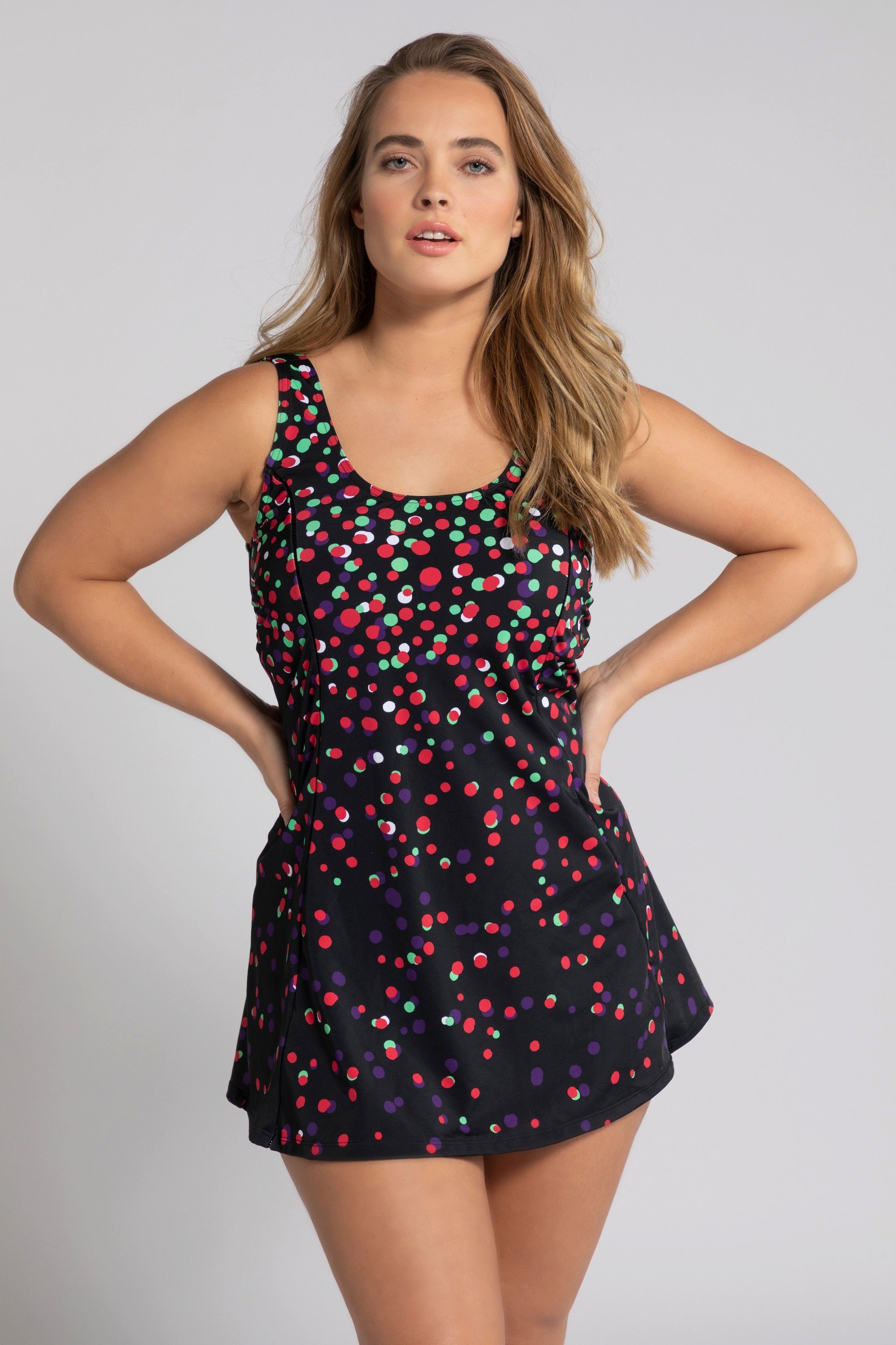 Ulla Popken Tankini »BikiniTop Mix & Match längere Form Wiener Nähte