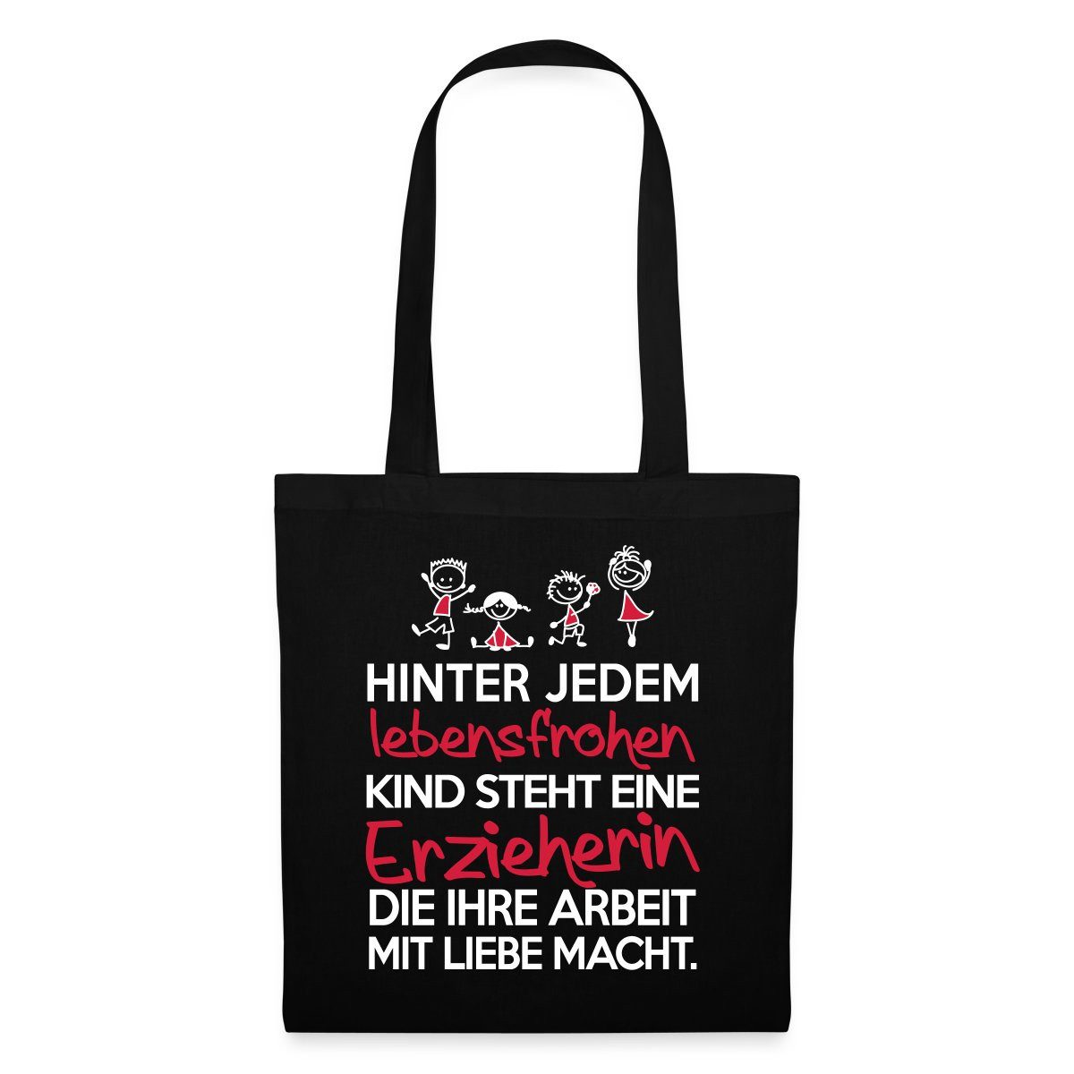 Henkeltasche Abschied Erzieherin Stoffbeutel