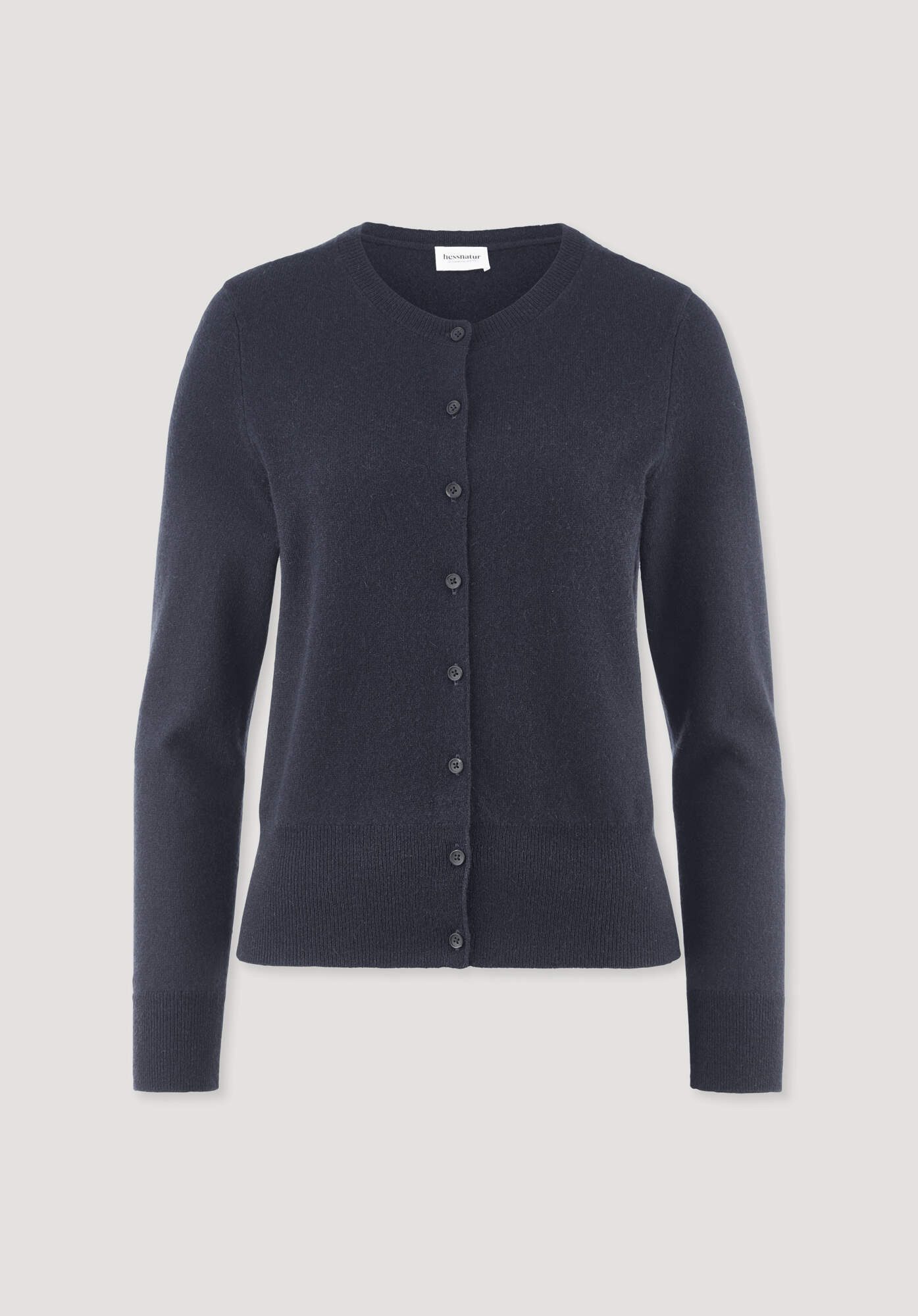 Hessnatur Strickjacke aus reinem Cashmere (1-tlg)