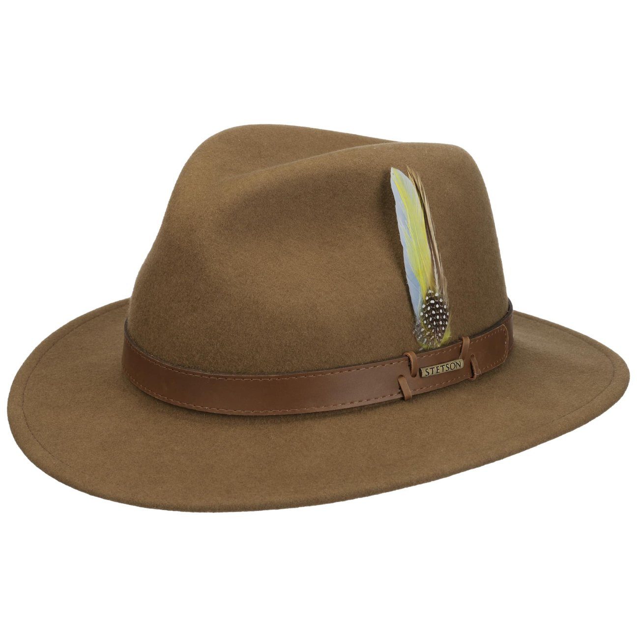 Stetson Filzhut (1-St) Travellerhut mit Futter, Made in USA