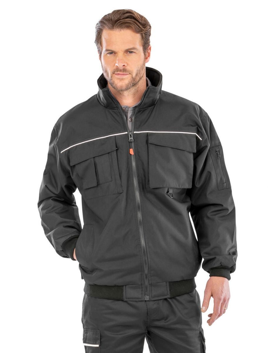 Result Arbeitsjacke Sabre Pilot Herren Workwear Arbeits Jacke