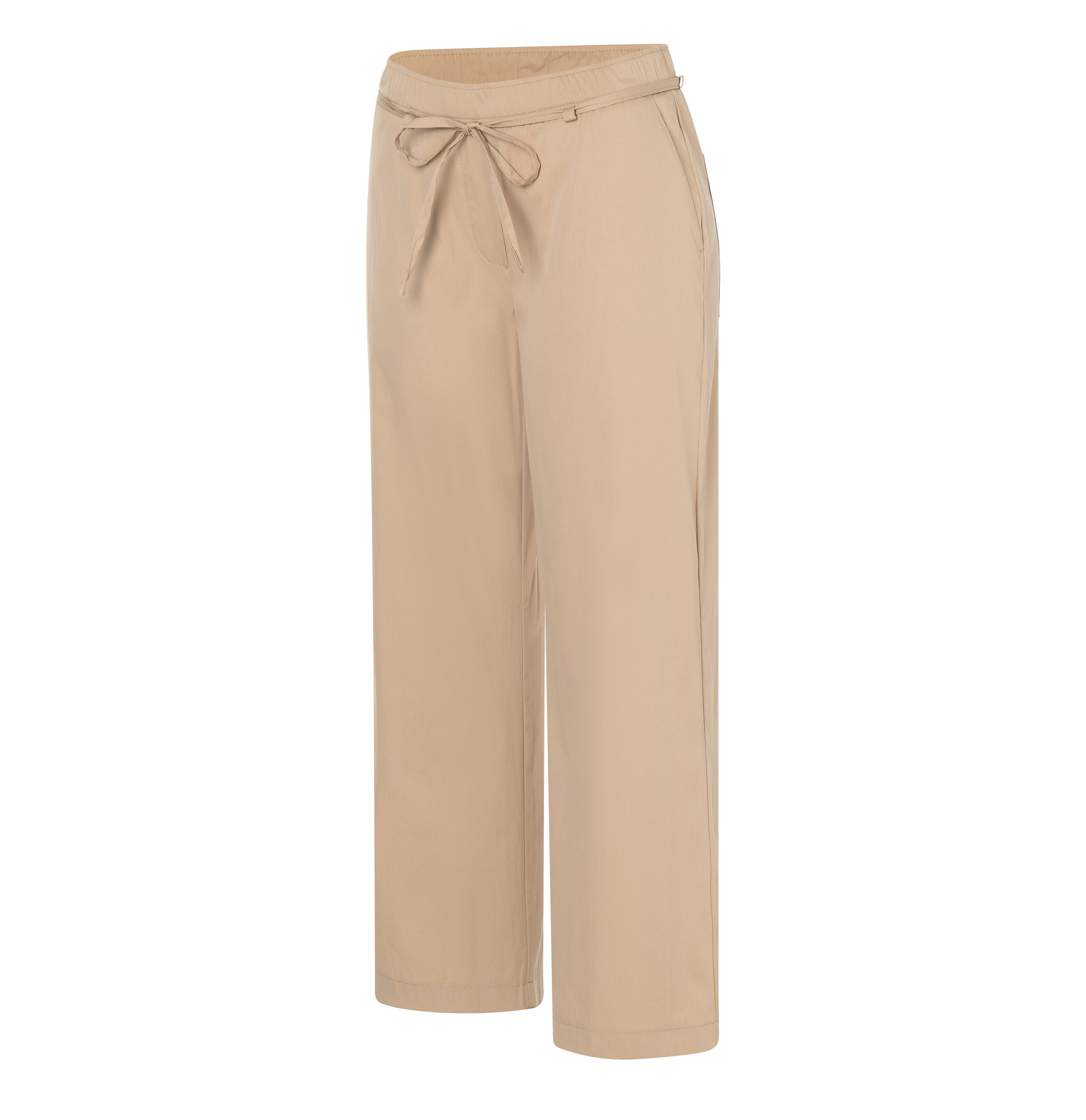 MAC 7/8-Hose CHIARA BELT cropped Wide Fit, mit geradem, weitem Bein