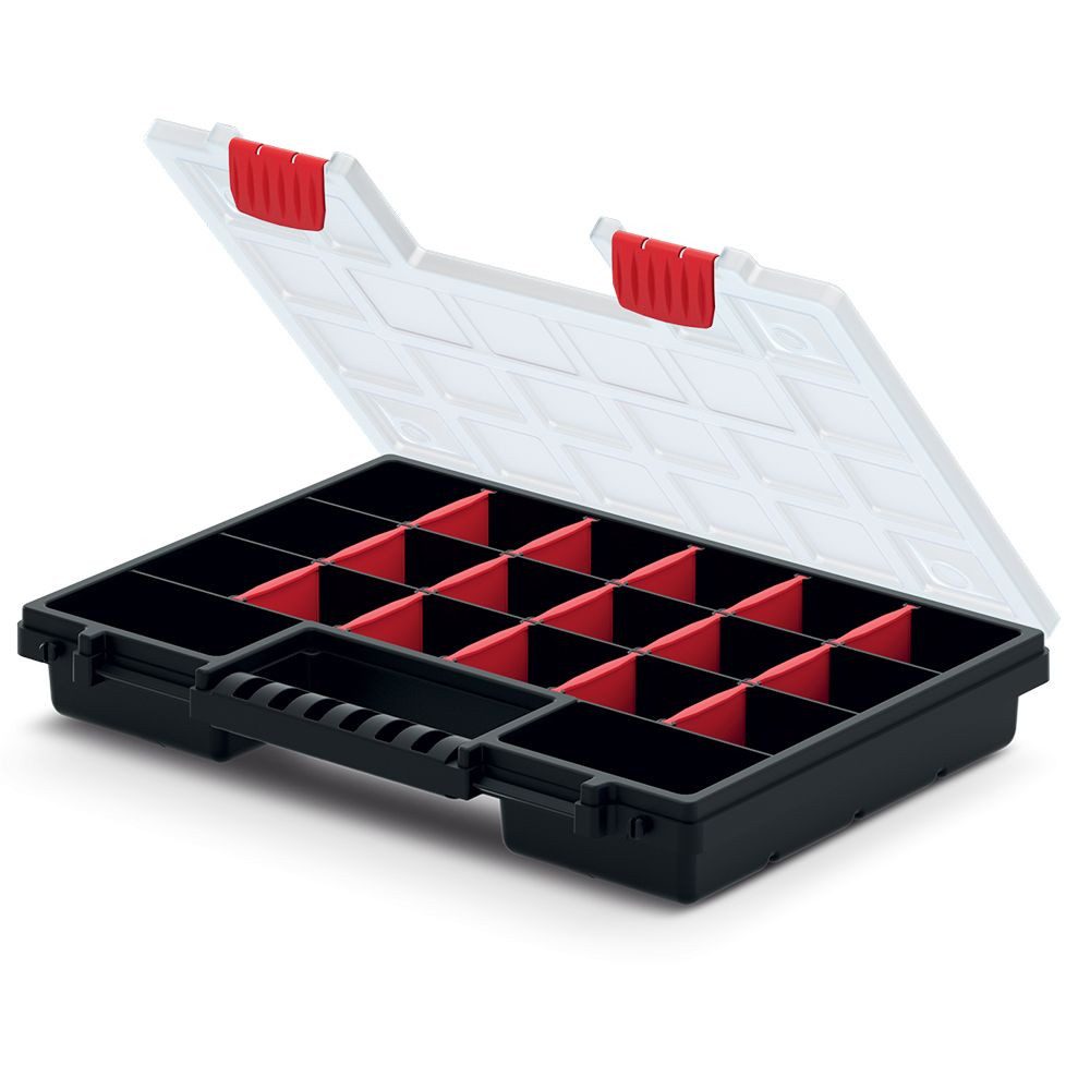 Prosperplast Werkzeugkoffer Kistenberg Werkzeug-Organizer NORS 35 Kleinteilemagazin 344 x 249 x 50