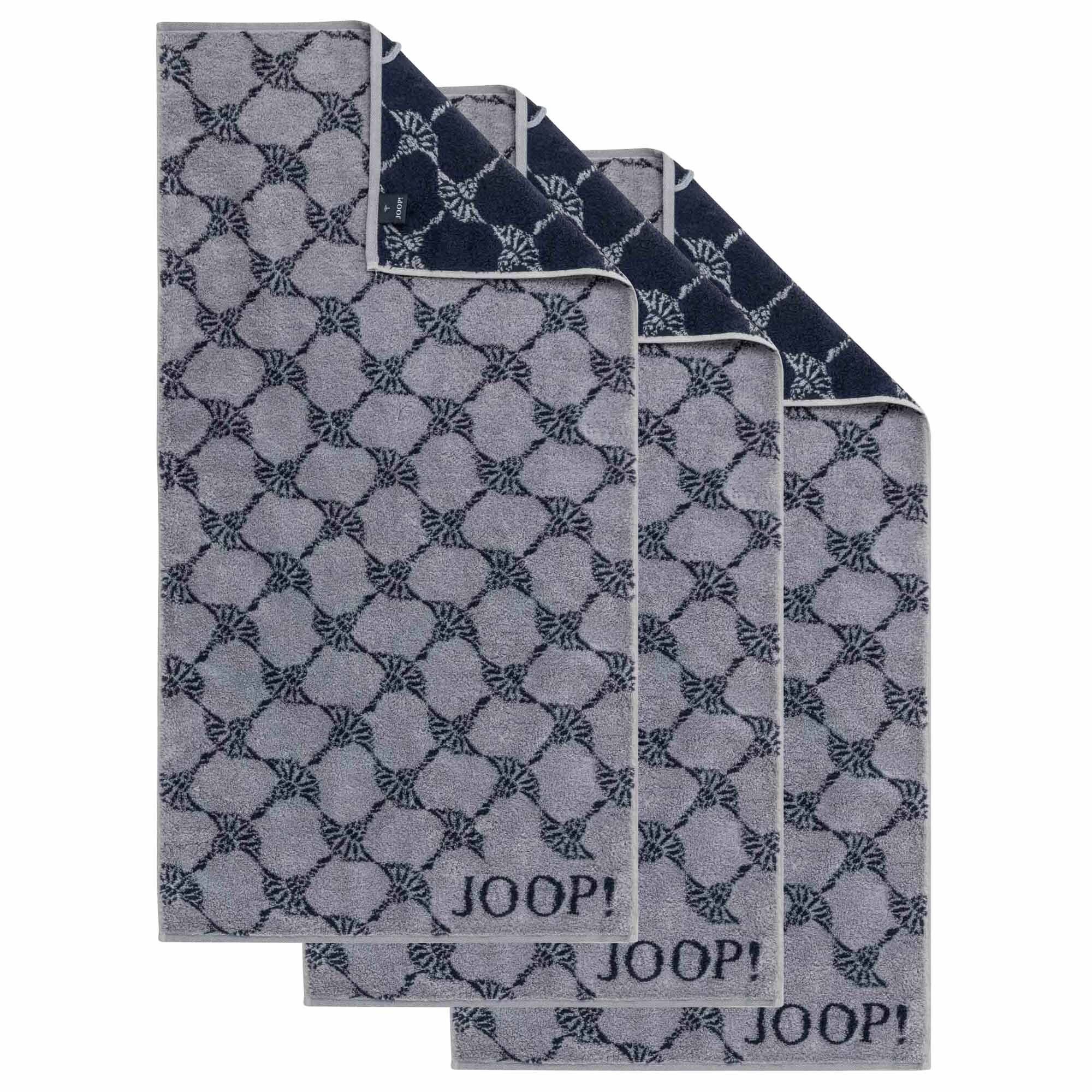 Joop! Handtuch Handtuch Classic / Infinity Kollektion, 3er Pack -, Frottier (3-St) Denim Cornflower