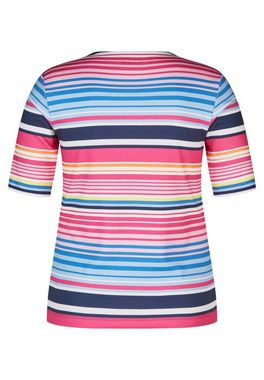 Rabe T-Shirt mit farbfrohen Streifen