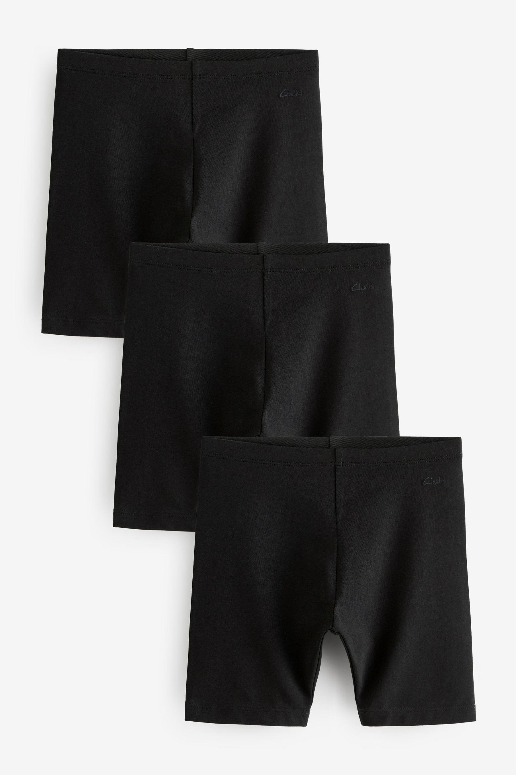 Sweatshorts 3er-Pack Clarks Radlerhorts aus Jersey