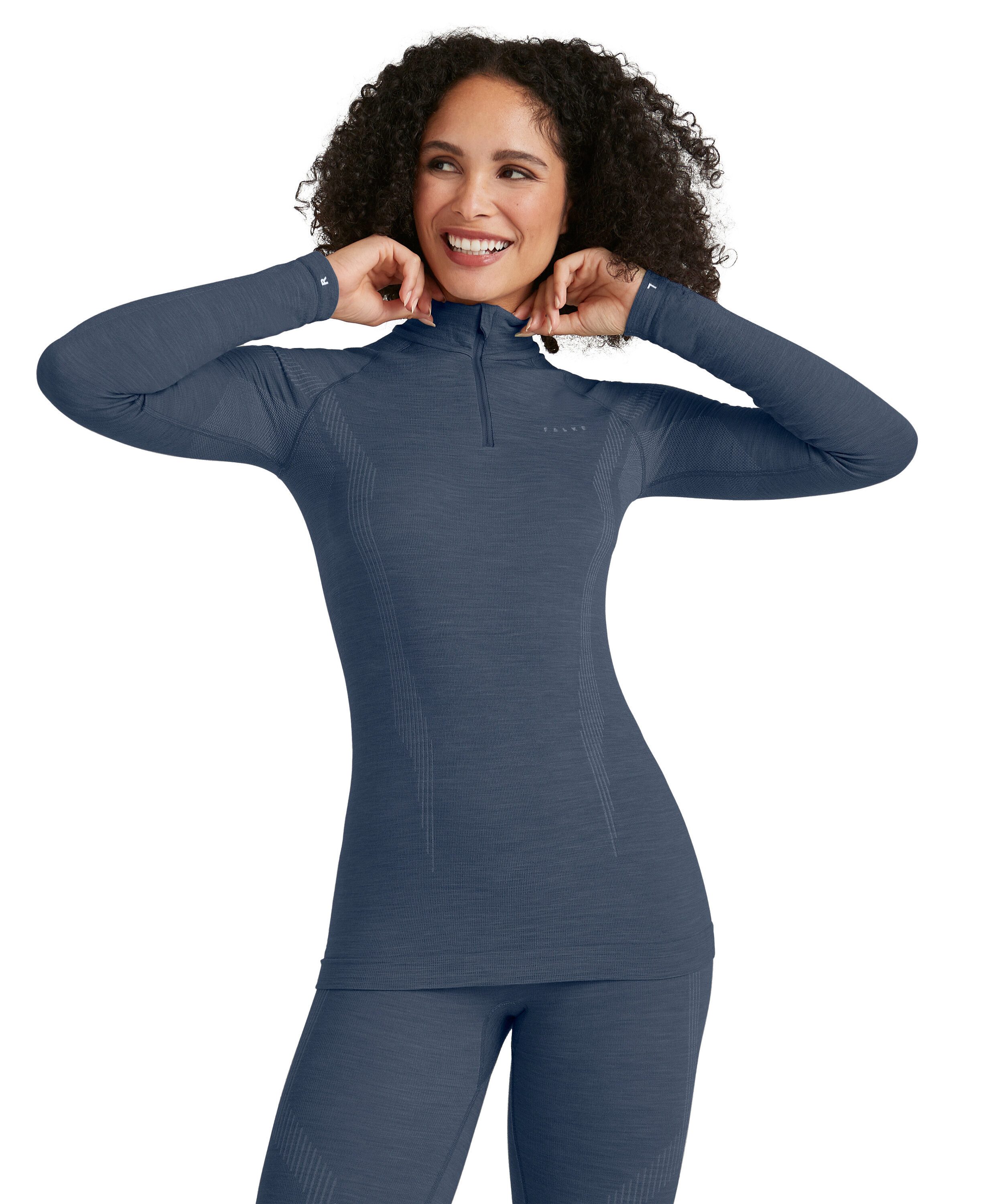 Funktionsshirt FALKE Langarmshirt Wool-Tech