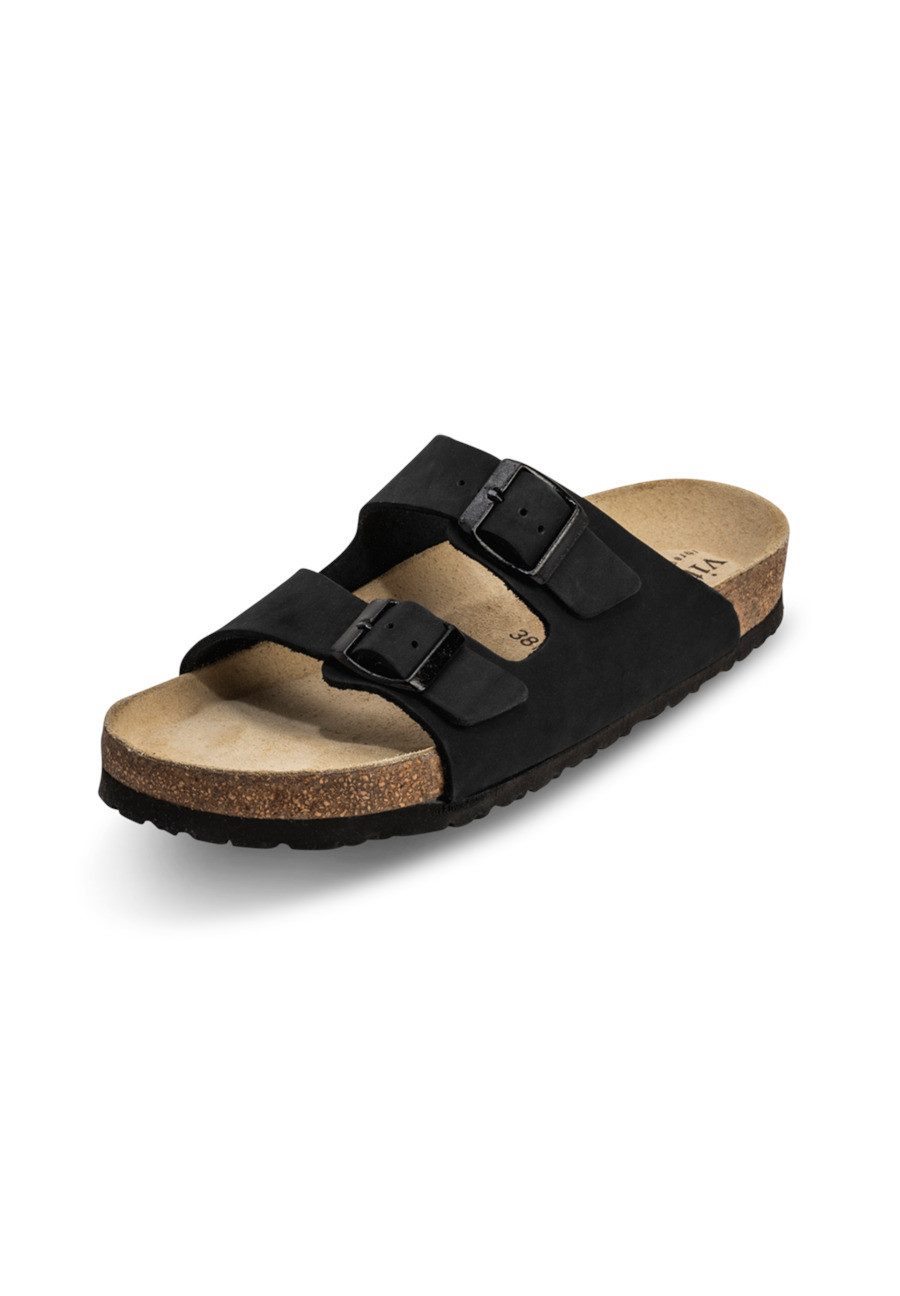 vitaform Unisexschuhe Pantolette Nubukleder Pantolette günstig online kaufen