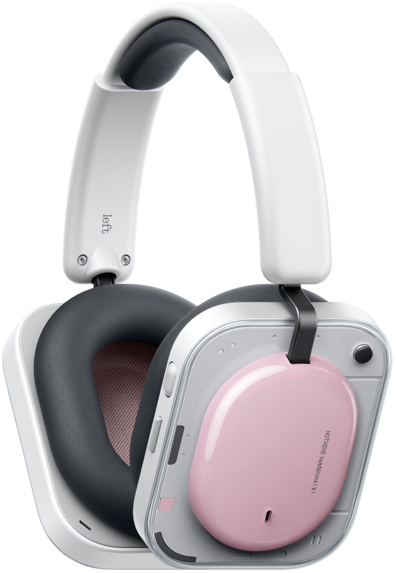NOTHING Headphone (a) Headset (Active Noise Cancelling (ANC), Freisprechfunktion, Hi-Res, Transparenzmodus, Bluetooth)