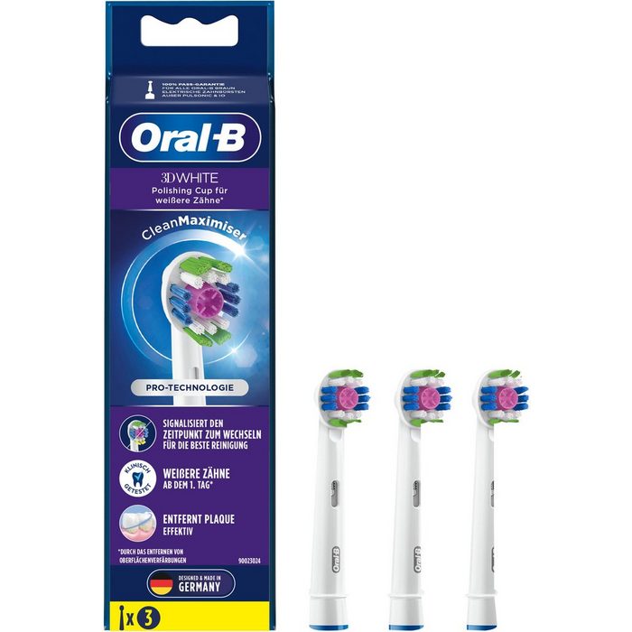 Oral B Aufsteckbürsten Clean 3D White CleanMaximizer