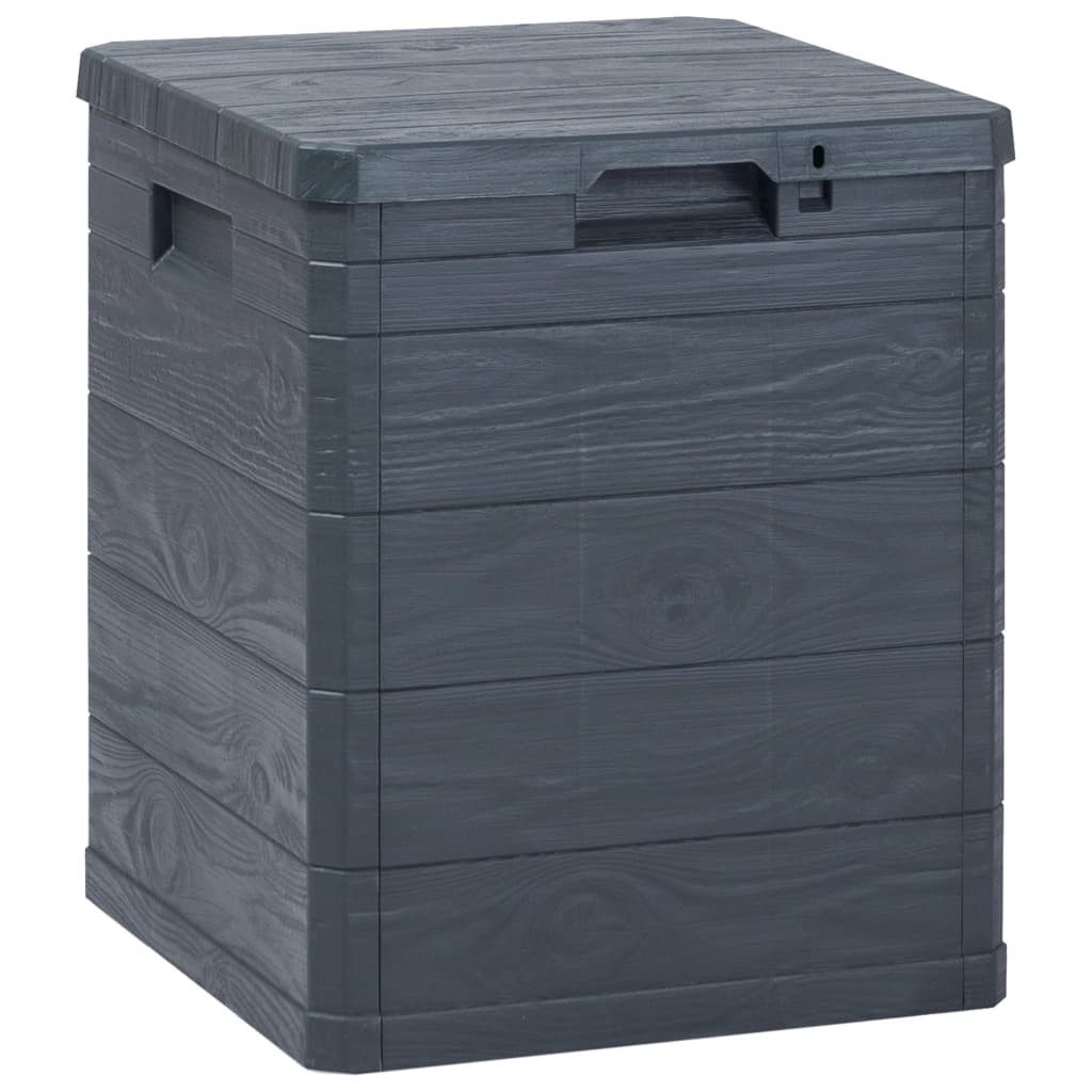 furnicato Gartenbox Garten-Aufbewahrungsbox 90 L Anthrazit günstig online kaufen