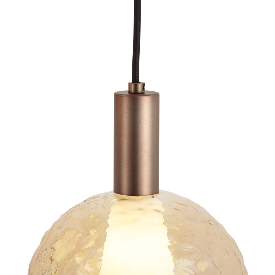 Qazqa Pendelleuchte Ard, ohne Leuchtmittel, Neutralweiß, QAZQA Hängeleuchte, g9, Bronze, Stahl, Design